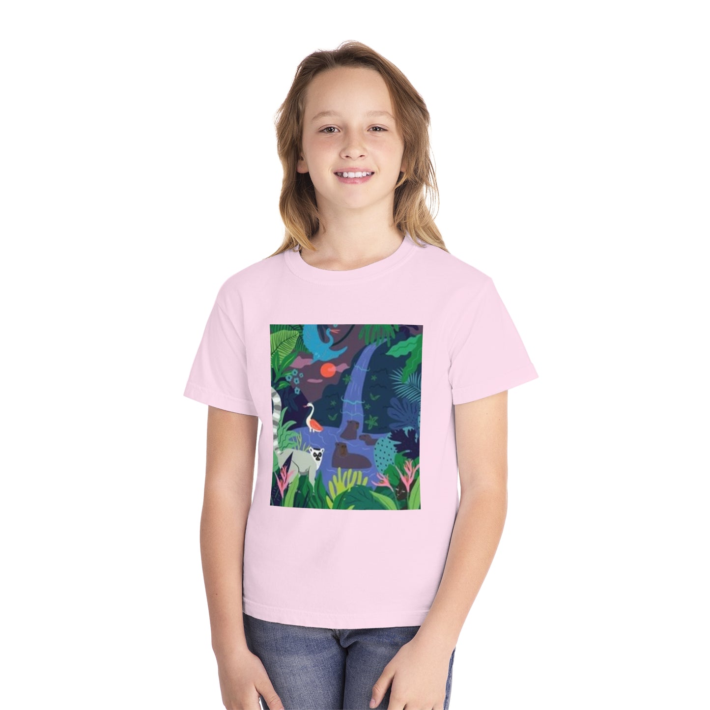 Colorful Jungle Adventure Youth Tee