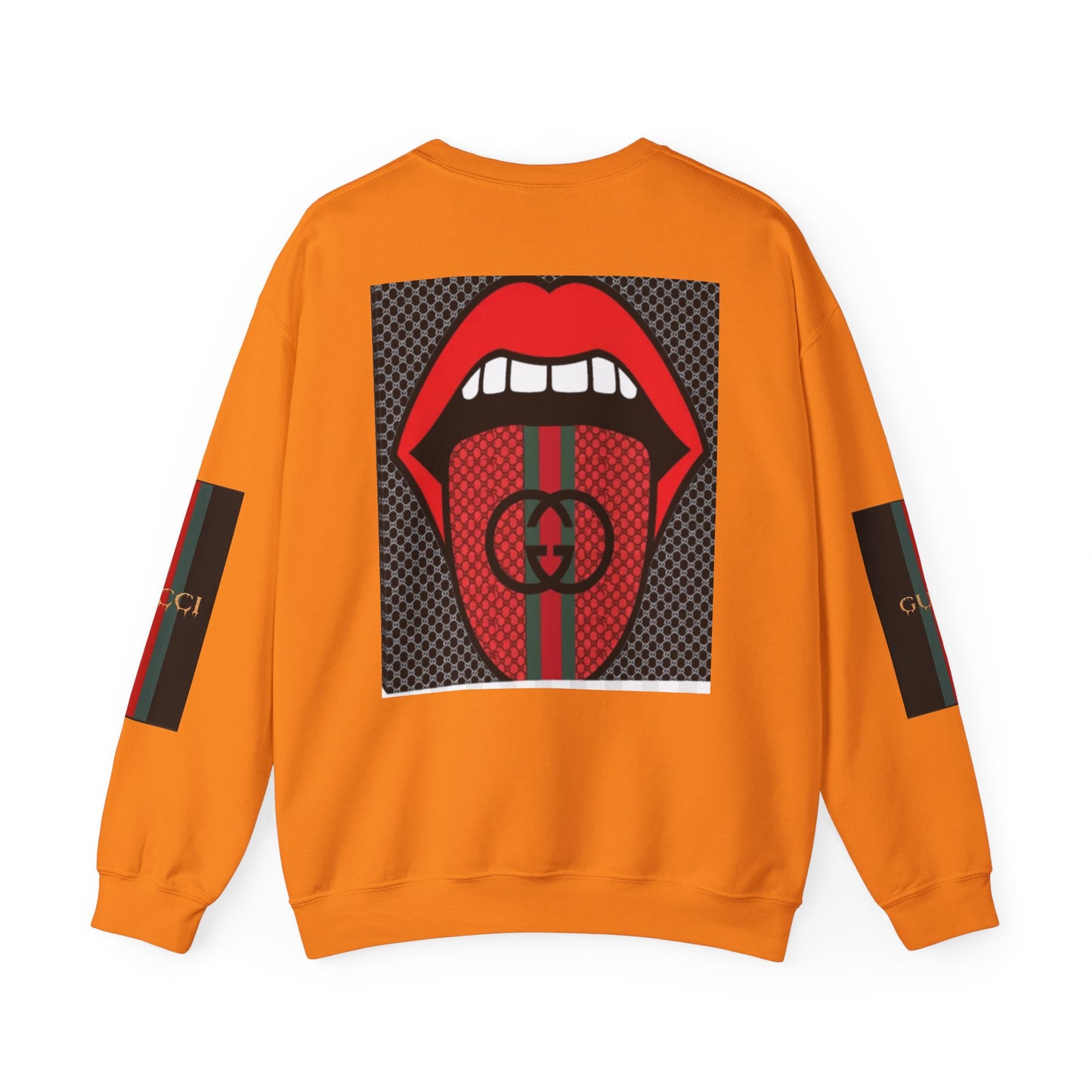 Gucci Inspired Unisex Heavy Blend Crewneck Sweatshirt - Bold Graphic Design