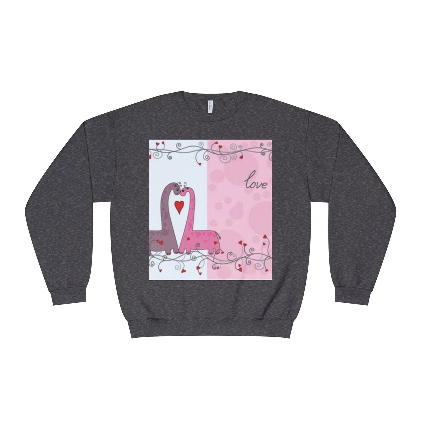 Love-Themed Unisex Crewneck Sweatshirt - Cozy Valentine's Day Gift