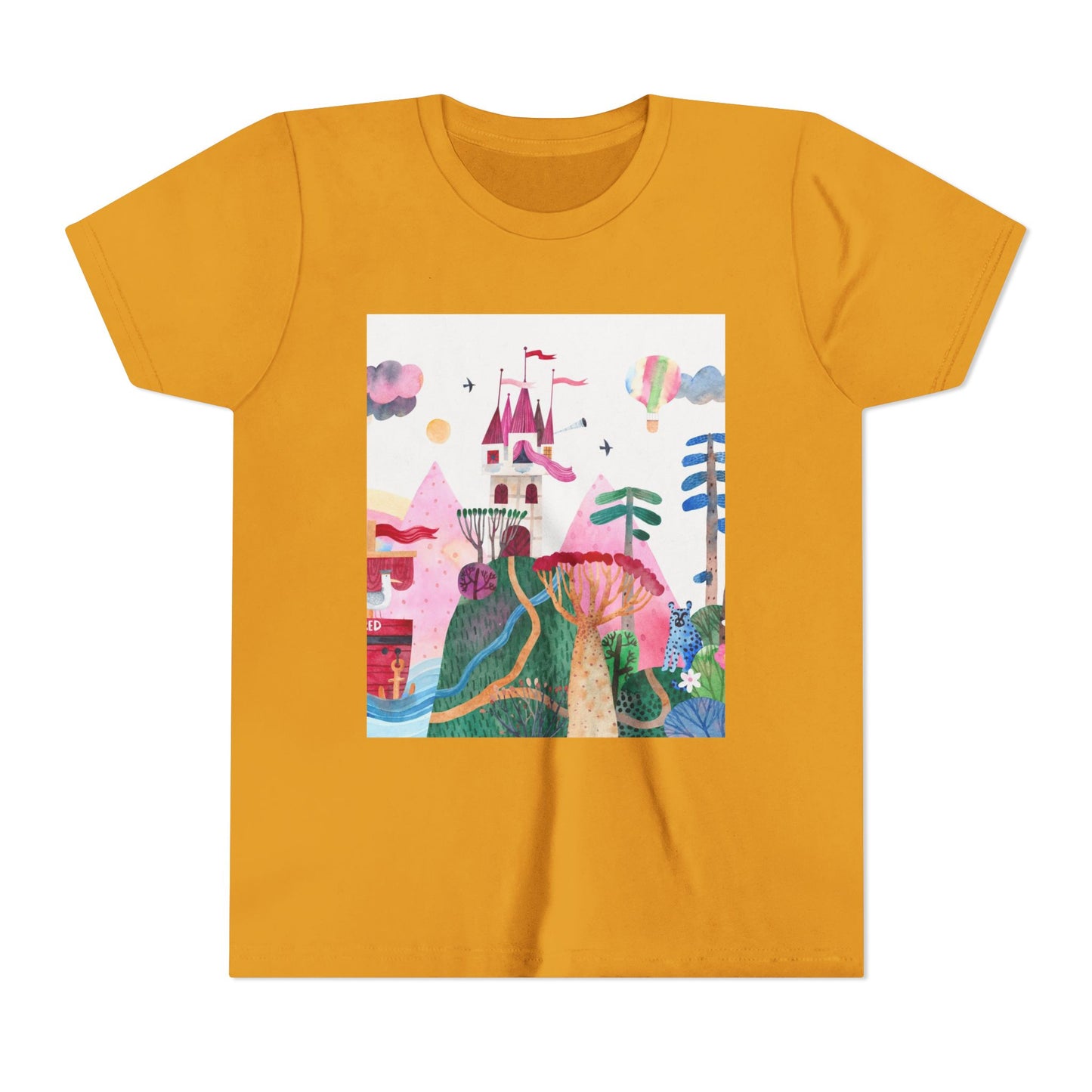 Mermaid Dreams Youth Tee - Cute Short Sleeve T-Shirt for Girls