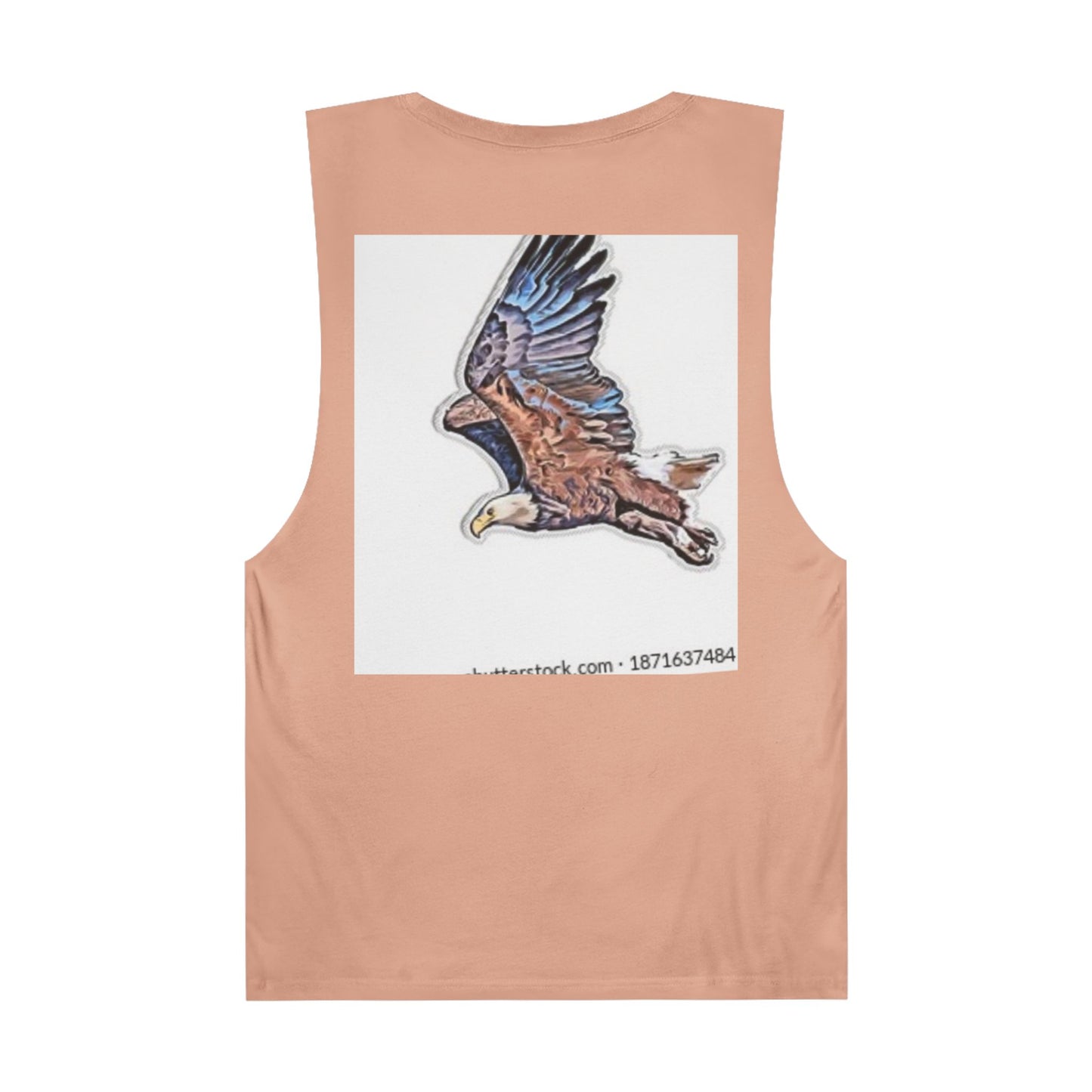 Unisex Artistic Spiderweb & Eagle Tank Top - Unique Graphic Sleeveless Tee for Nature Lovers