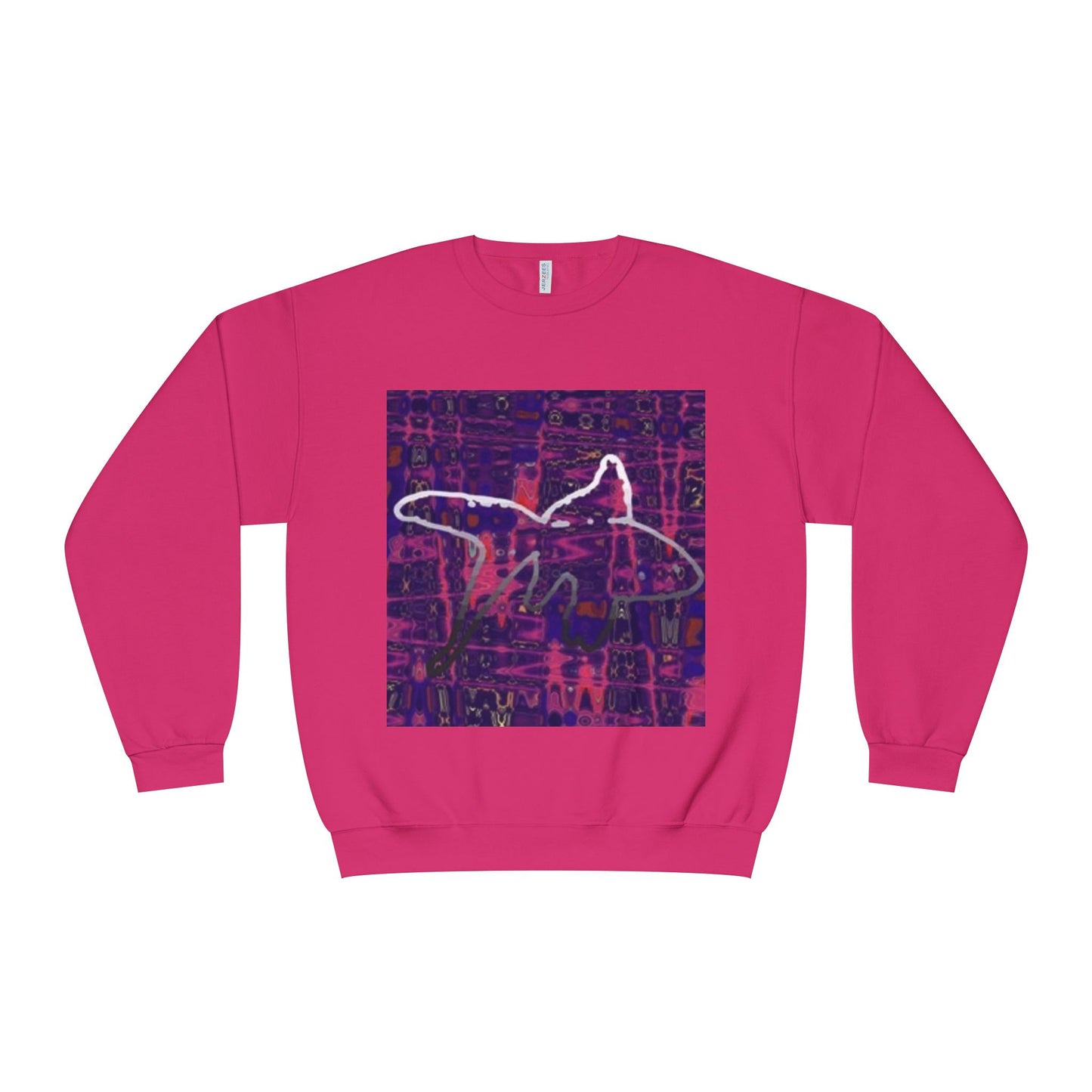 Artistic Crewneck Sweatshirt - Unisex Abstract Design for Cozy Comfort