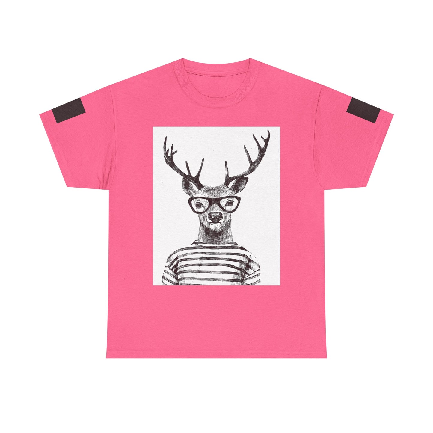 Cool Vintage Deer Graphic Unisex Heavy Cotton Tee