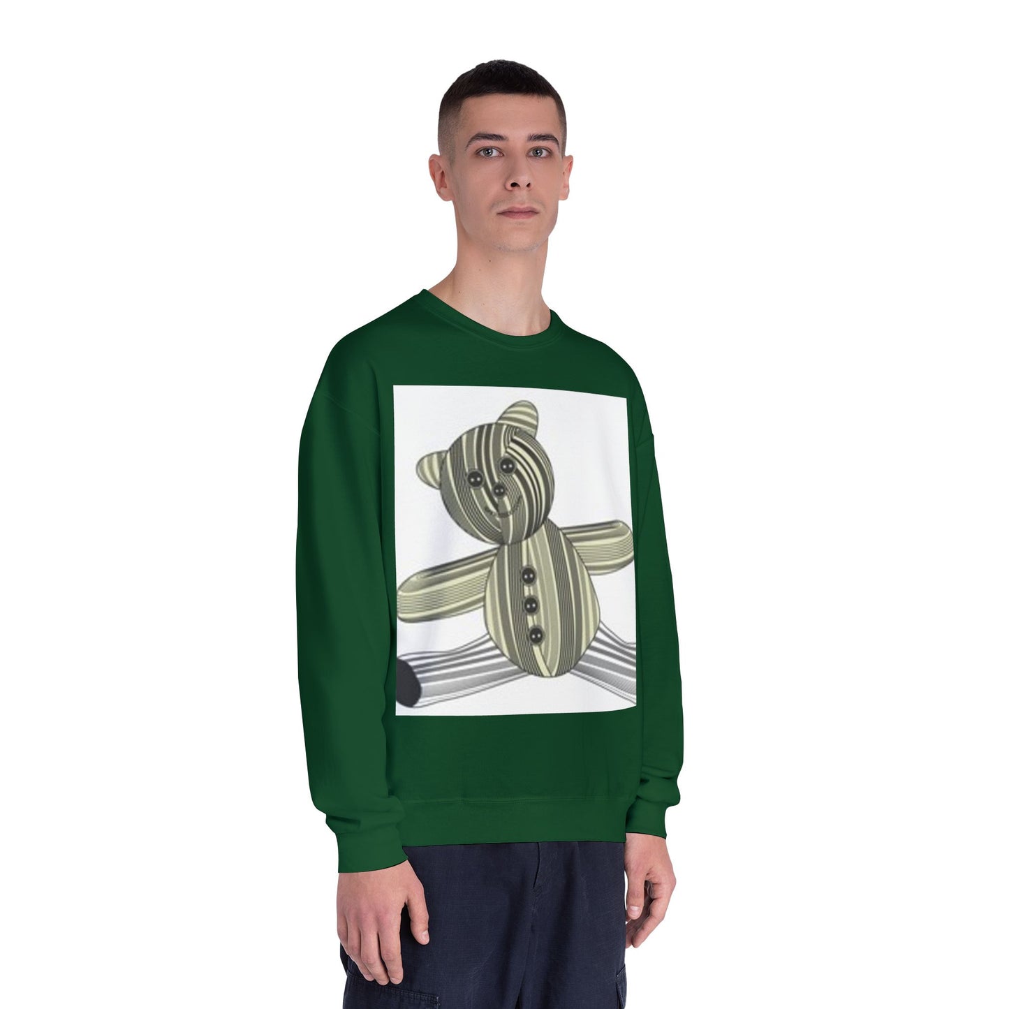 Cozy Teddy Bear Graphic Sweatshirt - Perfect for All Ages