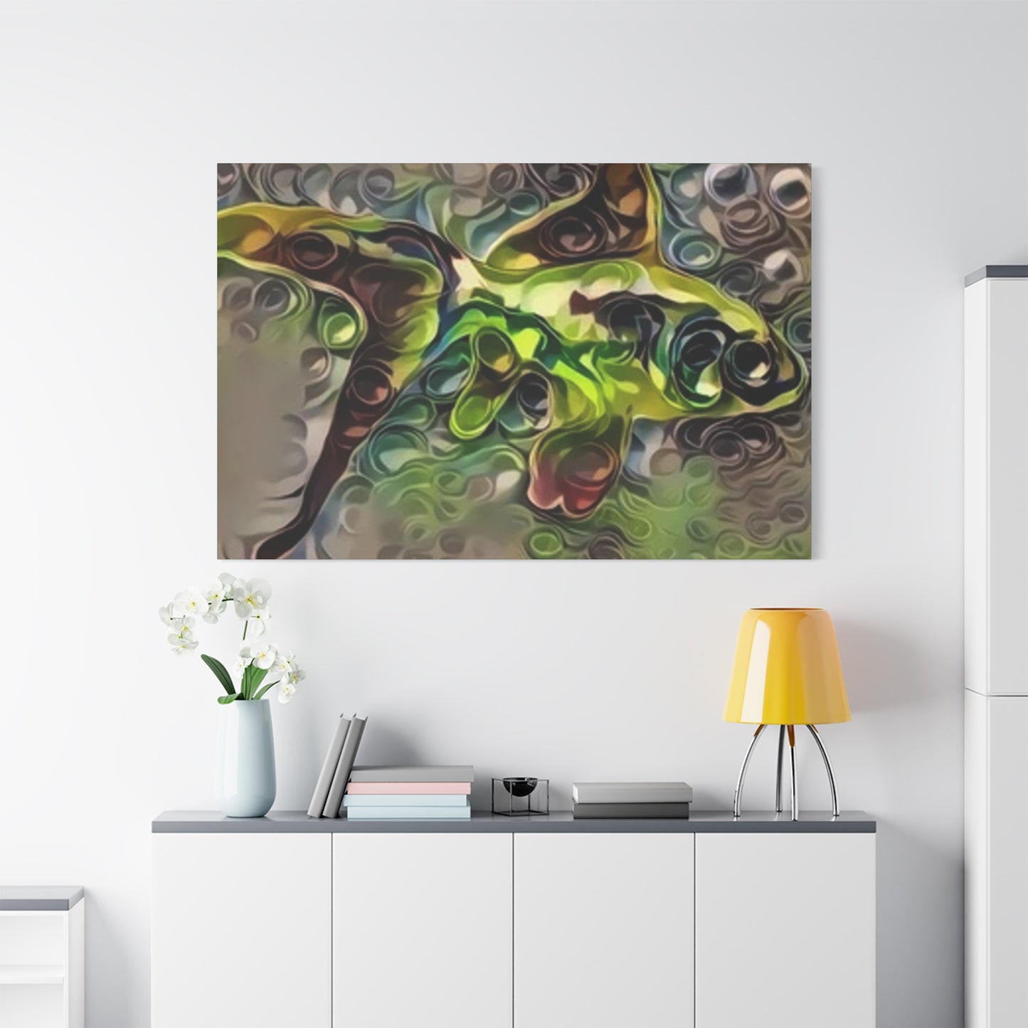 Abstract Nature Canvas Art - Stretched Matte Wall Decor