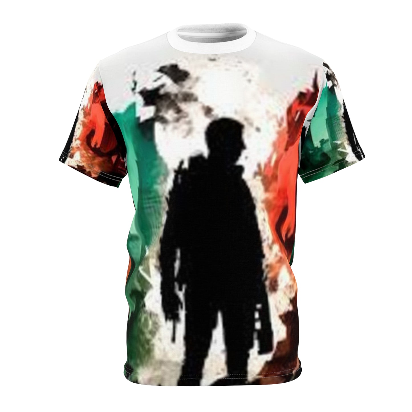 Bold Soldier Graphic Unisex Tee - Edgy Streetwear for Adventures