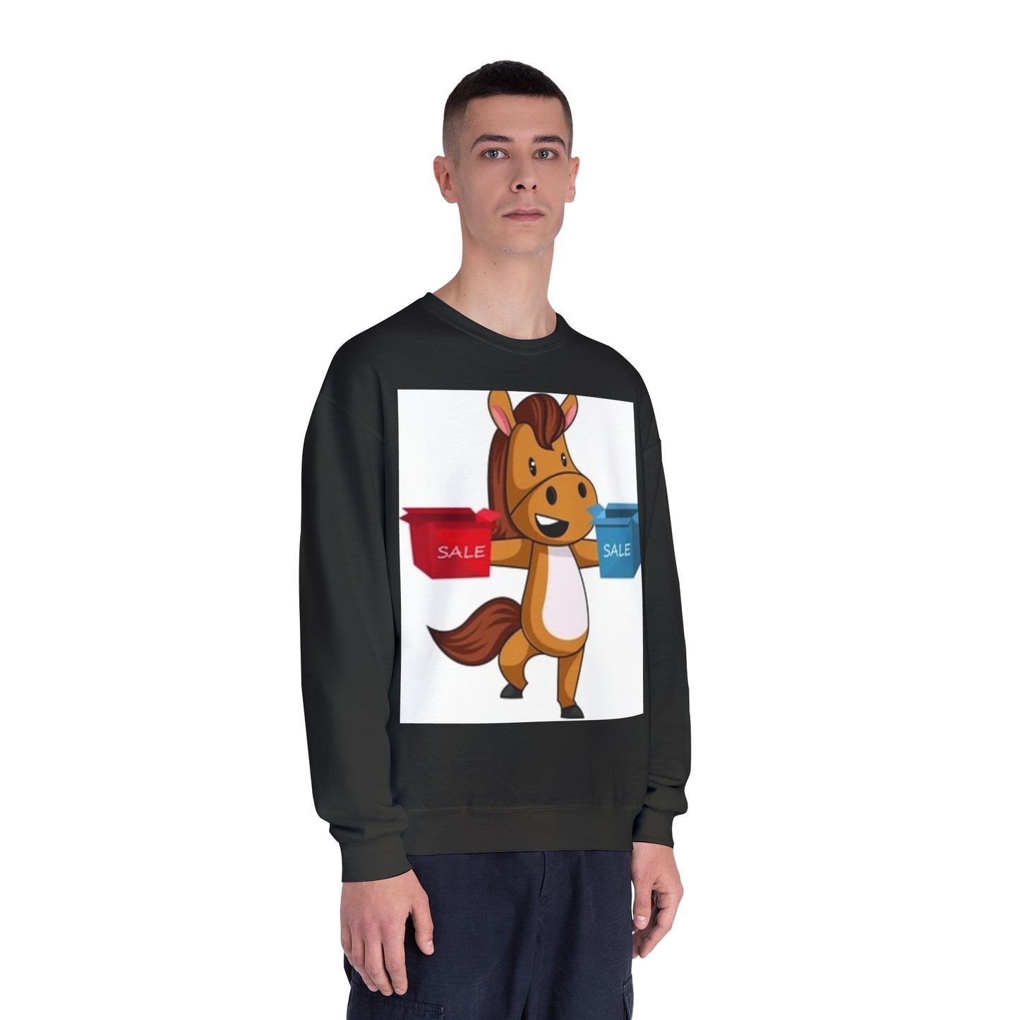 Funny Horse Sale Crewneck Sweatshirt | Unisex NuBlend®