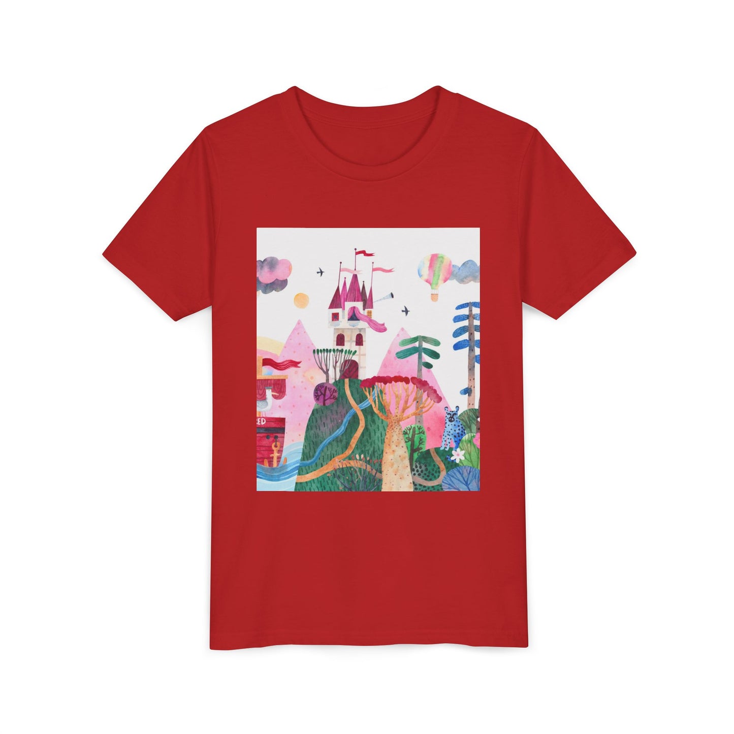 Mermaid Dreams Youth Tee - Cute Short Sleeve T-Shirt for Girls