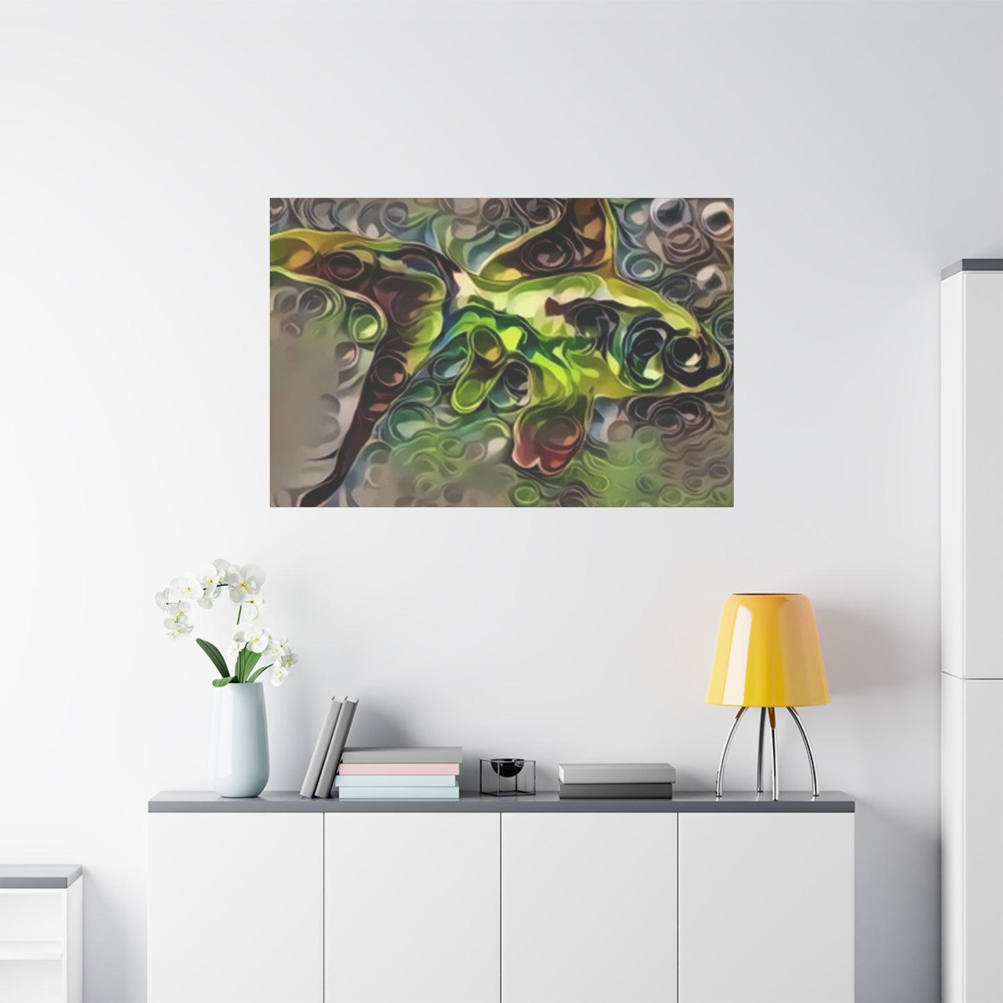 Abstract Nature Canvas Art - Stretched Matte Wall Decor