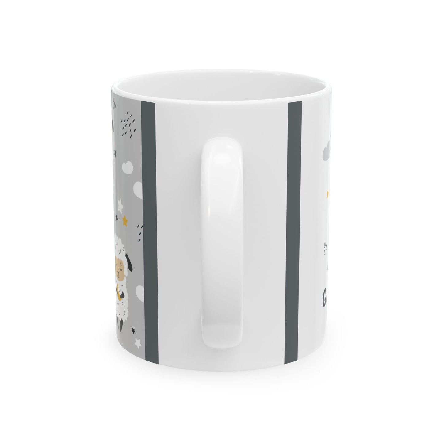 Cute Sheep 'Good Night' Ceramic Mug – Perfect for Sleepy Souls