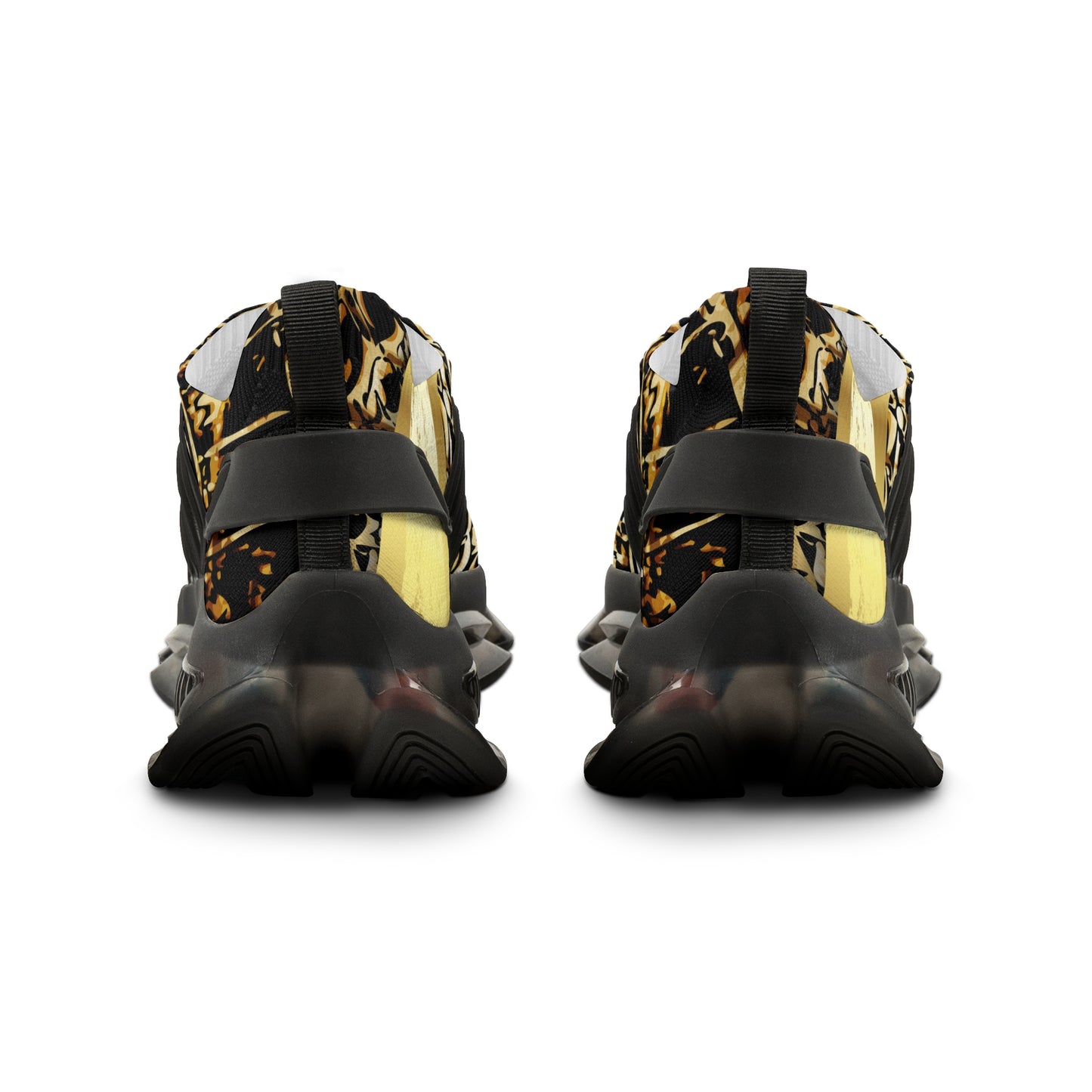 Stylish Men's Mesh Sneakers with Unique Print - Comfort & Fashion in Every Step