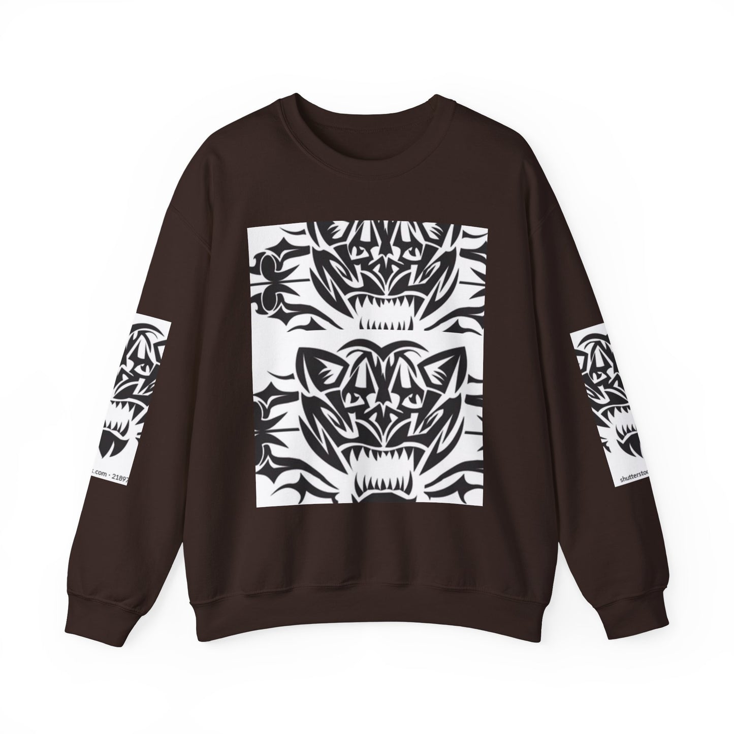 Bold Tiger Graphic Unisex Sweatshirt - Fierce Animal Design