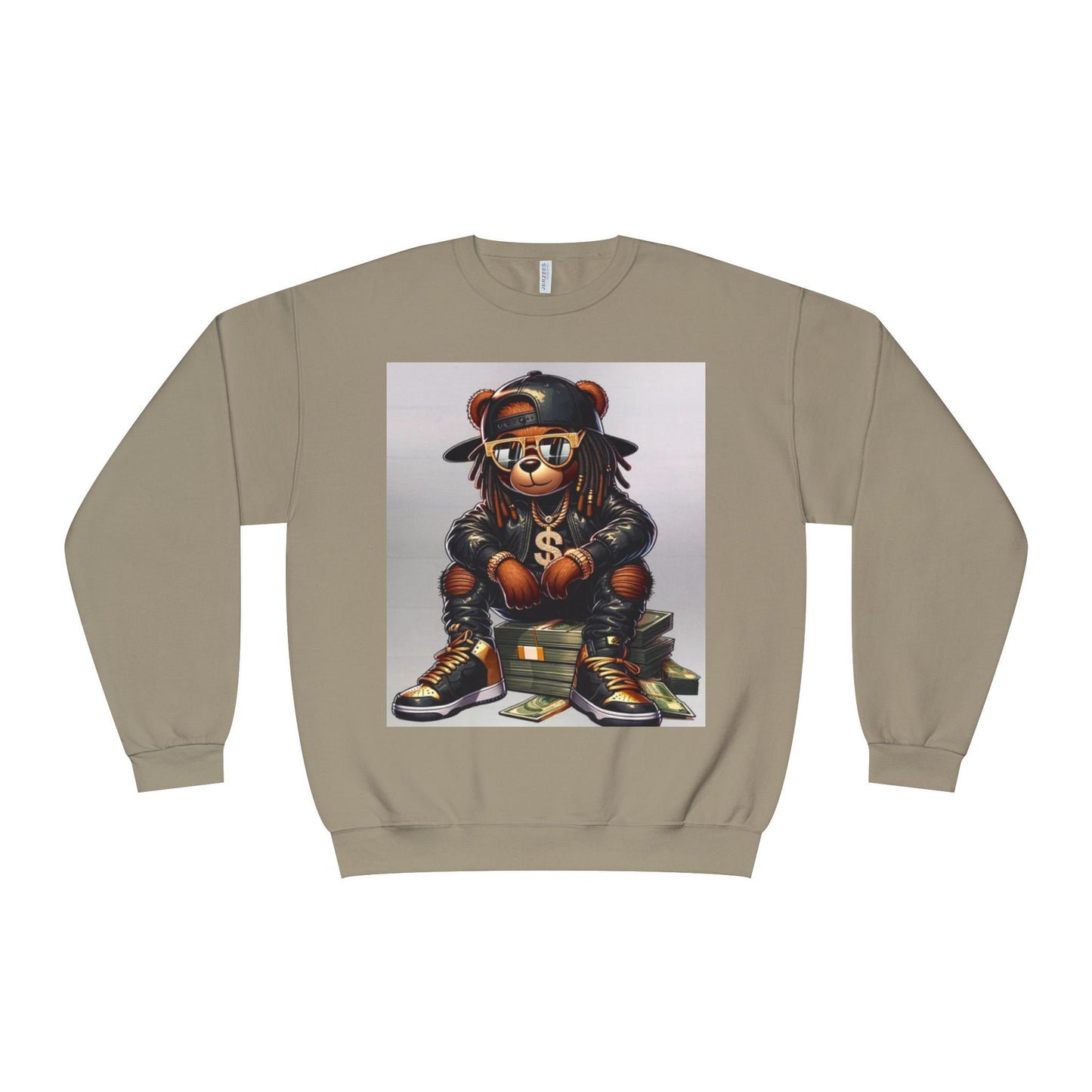 Cool Bear Money Crewneck Sweatshirt