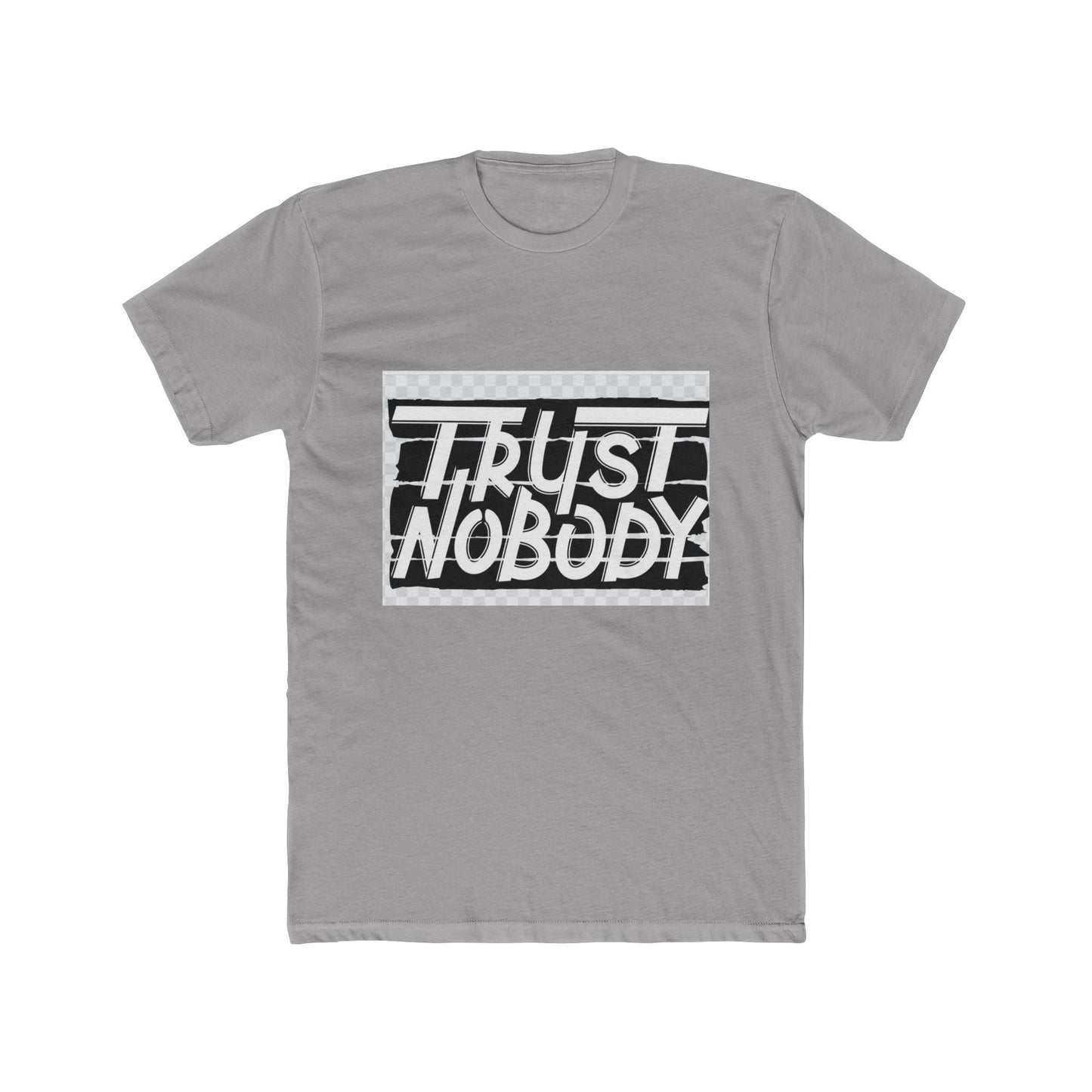 Trust Nobody Unisex Cotton Crew Tee - Trendy Graphic T-Shirt for Casual Style