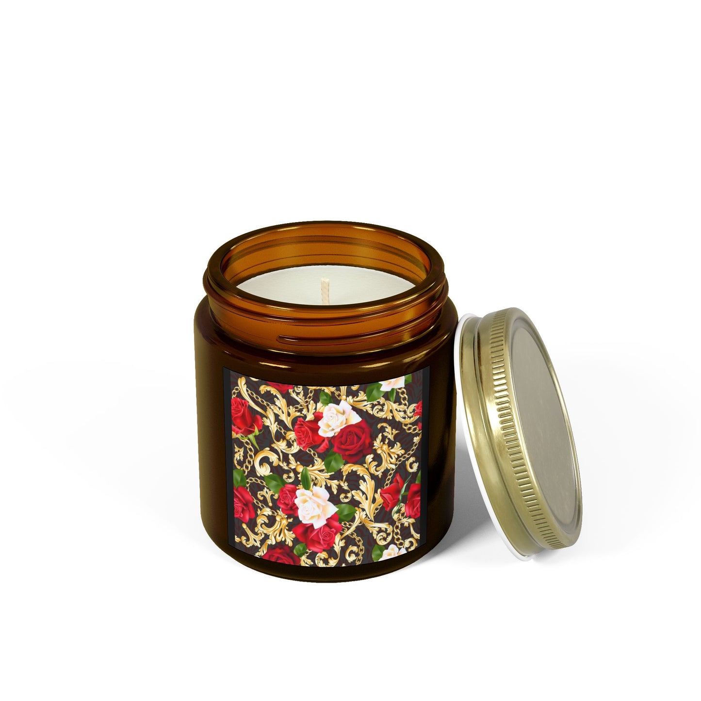 Hand-Poured Coconut Apricot Scented Candle - Relaxing Home Decor for Mindfulness & Self-Care