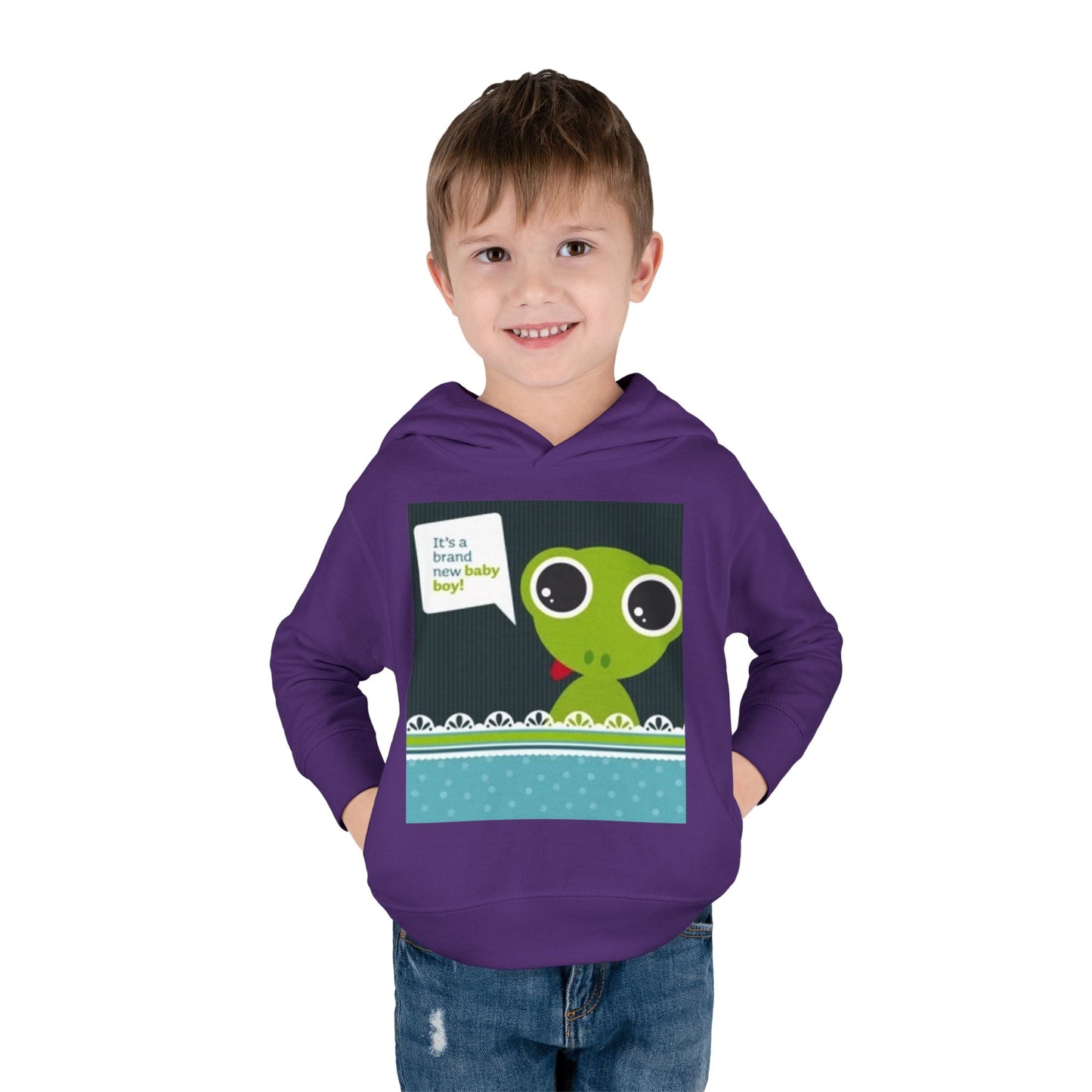 It's a Boy Alien Toddler Hoodie - Cute Fleece Pullover for Boys