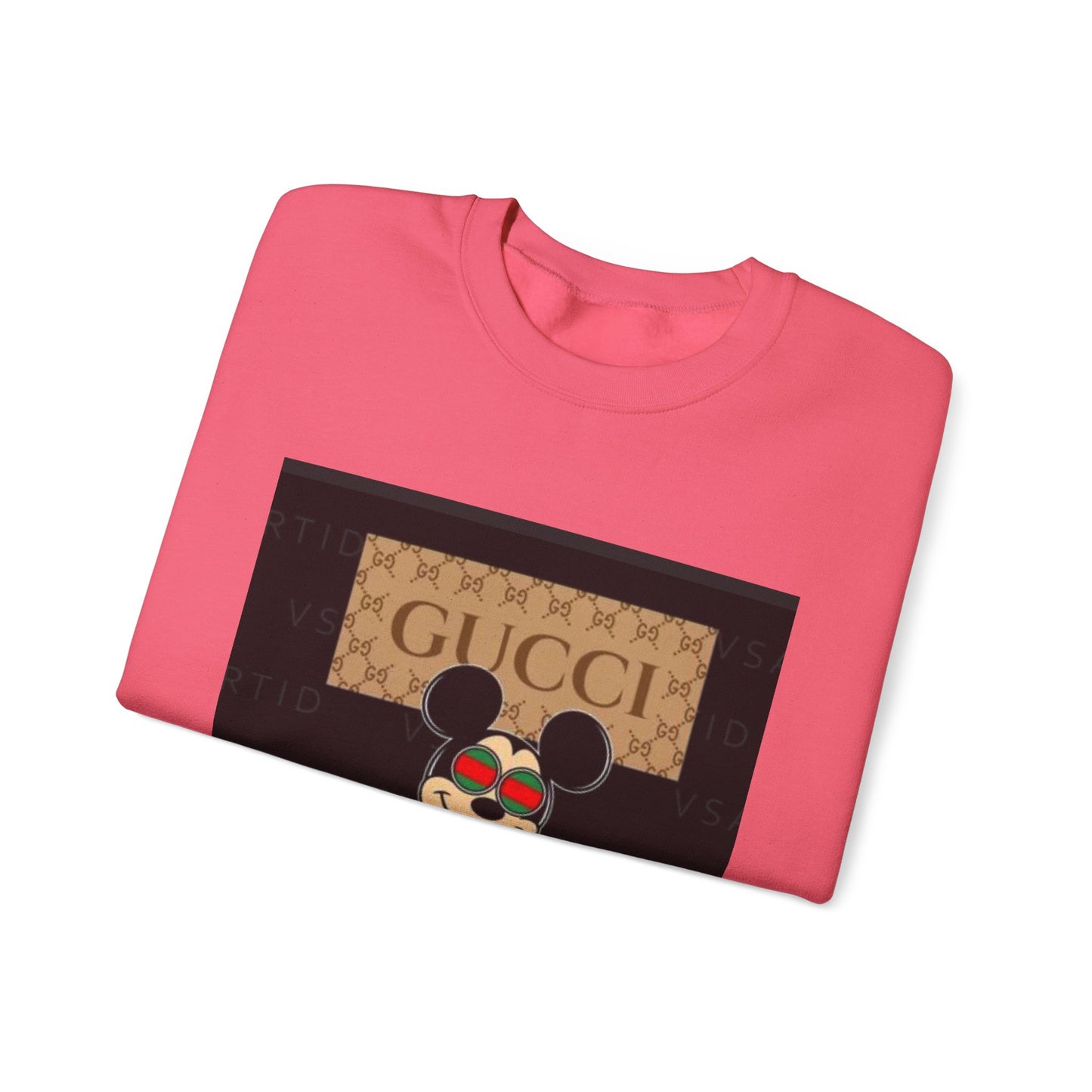 Gucci-Inspired Mickey Mouse Unisex Heavy Blend™ Crewneck Sweatshirt