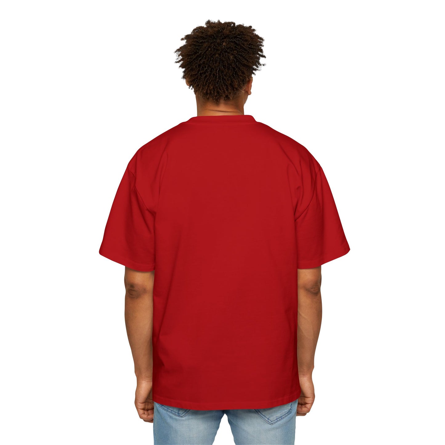 Whimsical Rabbit Oversized Tee for Men - Fantasy Art Shirt
