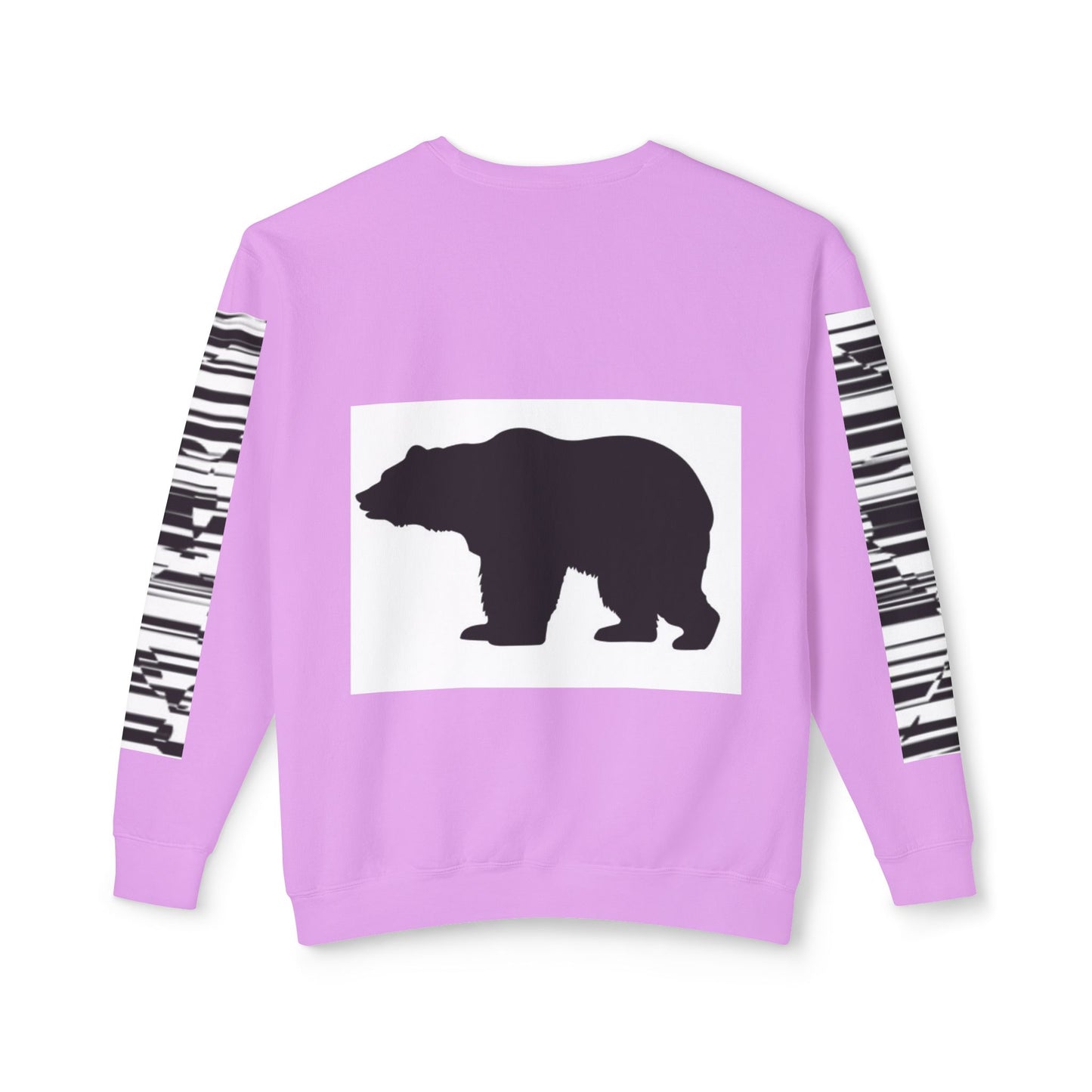 Stylish Bear Graphic Unisex Lightweight Crewneck Sweatshirt