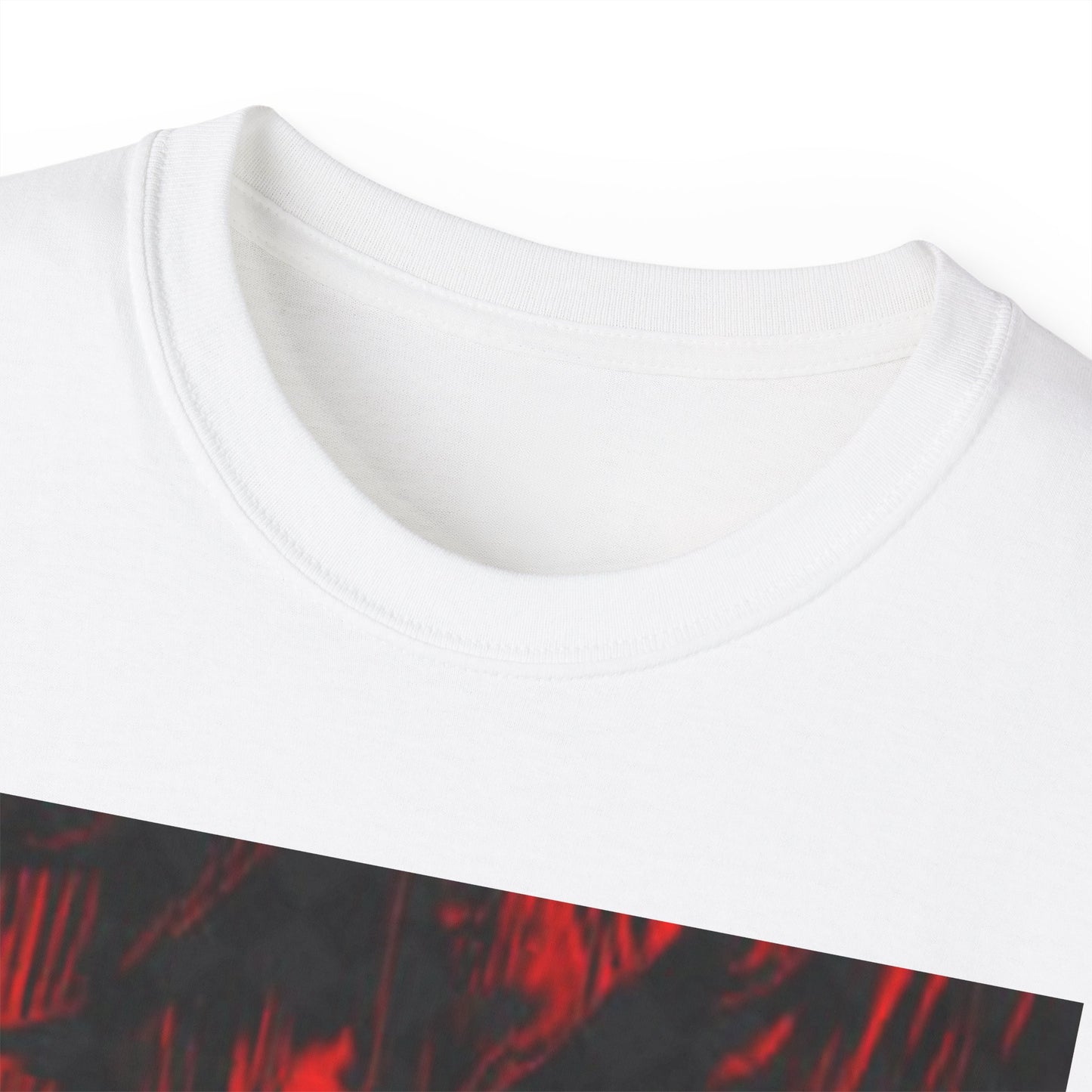 Bold Abstract Red Graphic Tee - Unisex Ultra Cotton Shirt