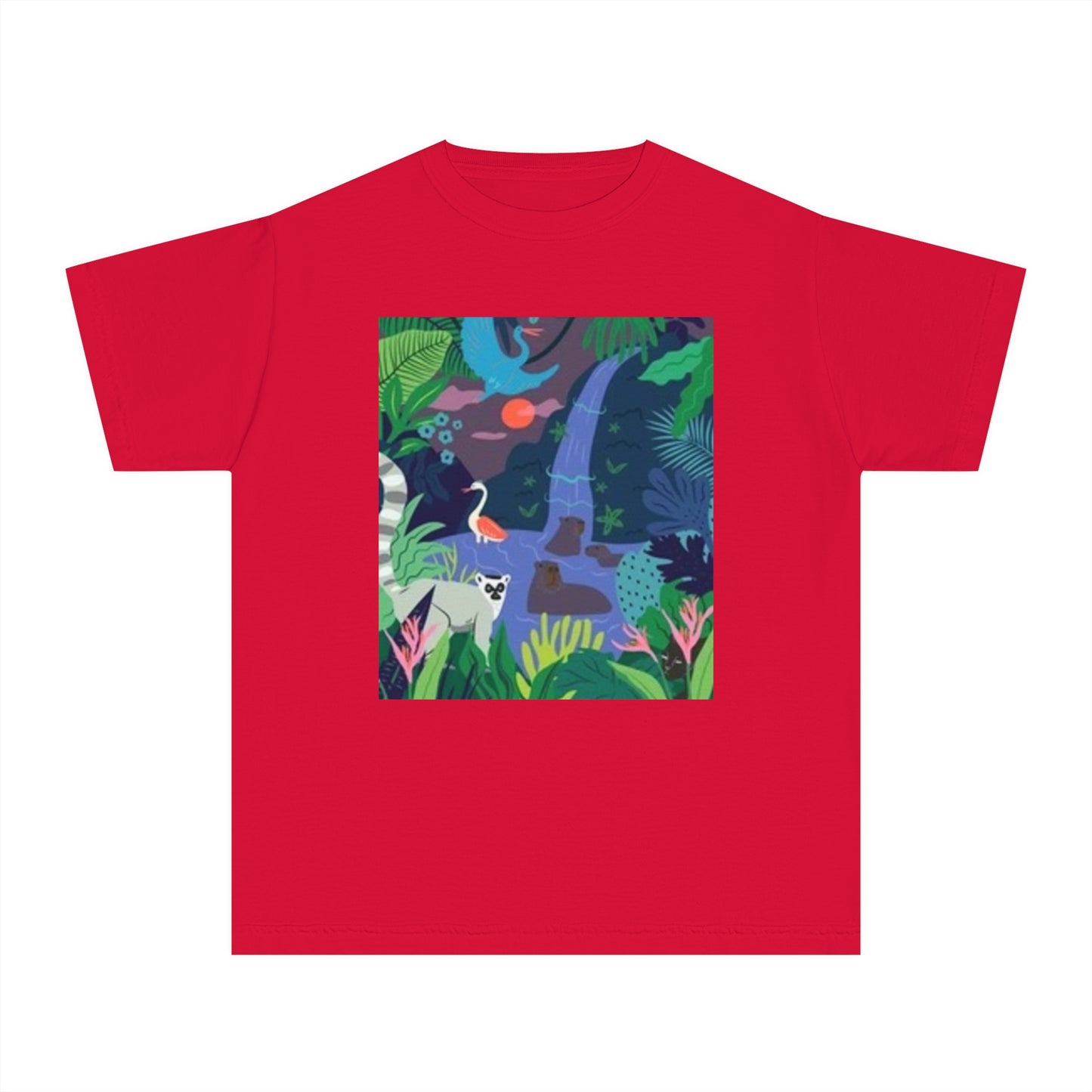 Colorful Jungle Adventure Youth Tee