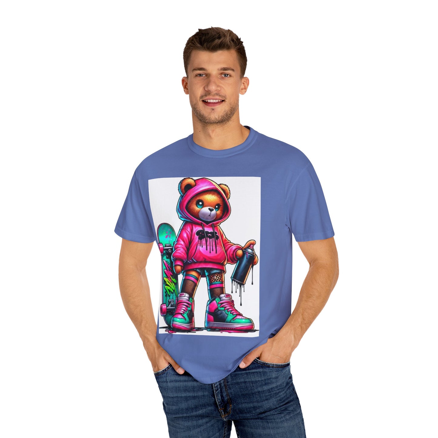 Graffiti Bear Unisex T-Shirt - Cool Streetwear Design for Skateboard Lovers