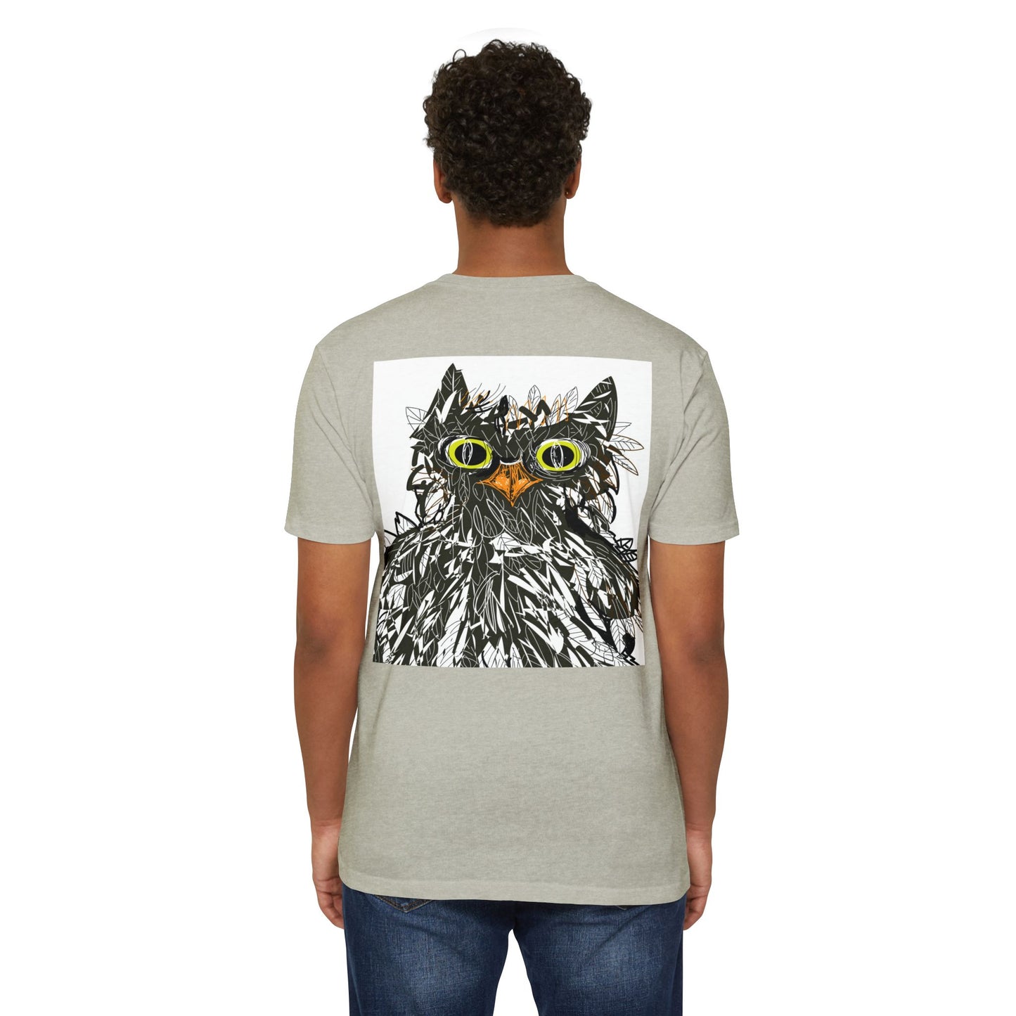 Whimsical Cat Graphic Unisex T-Shirt - Fun & Artsy Apparel