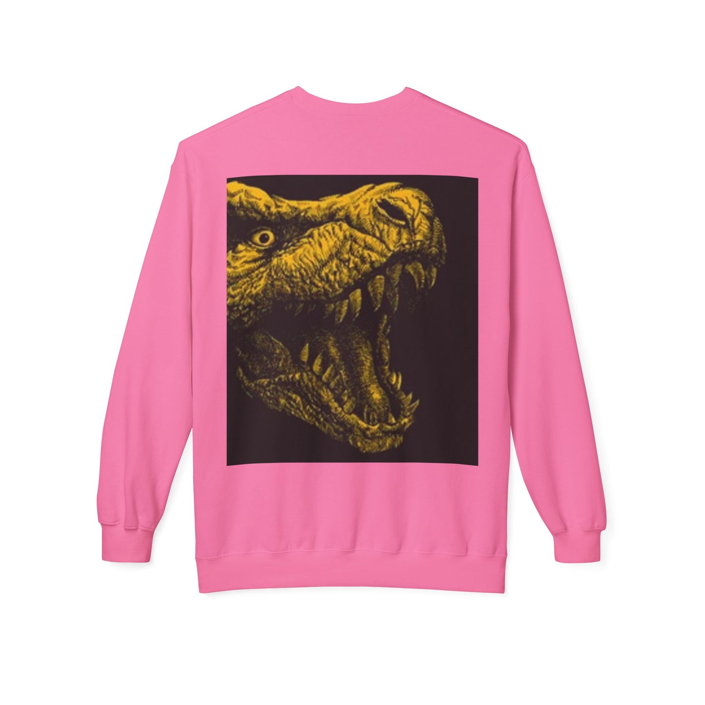 Unisex Dinosaur Graphic Sweatshirt - Cozy Midweight Crewneck
