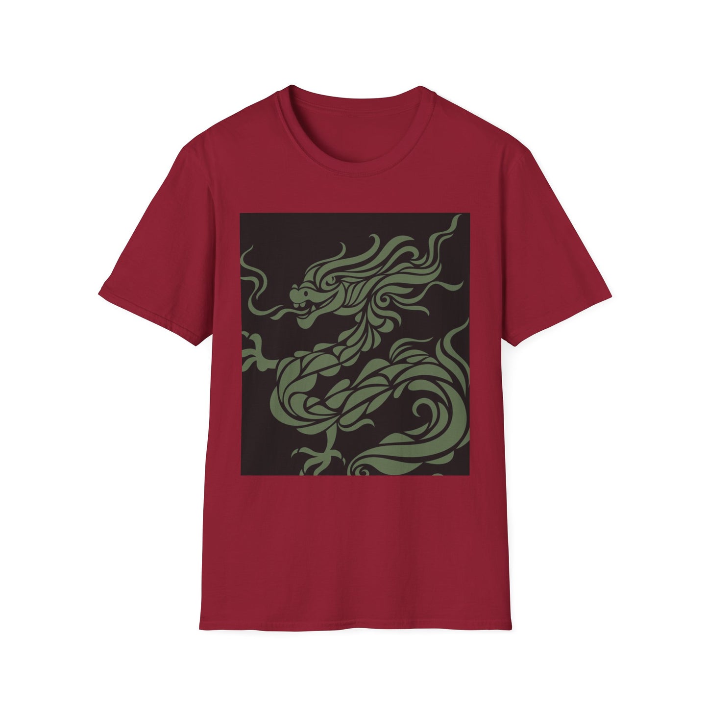 Mythical Chinese Dragon Unisex Softstyle T-Shirt