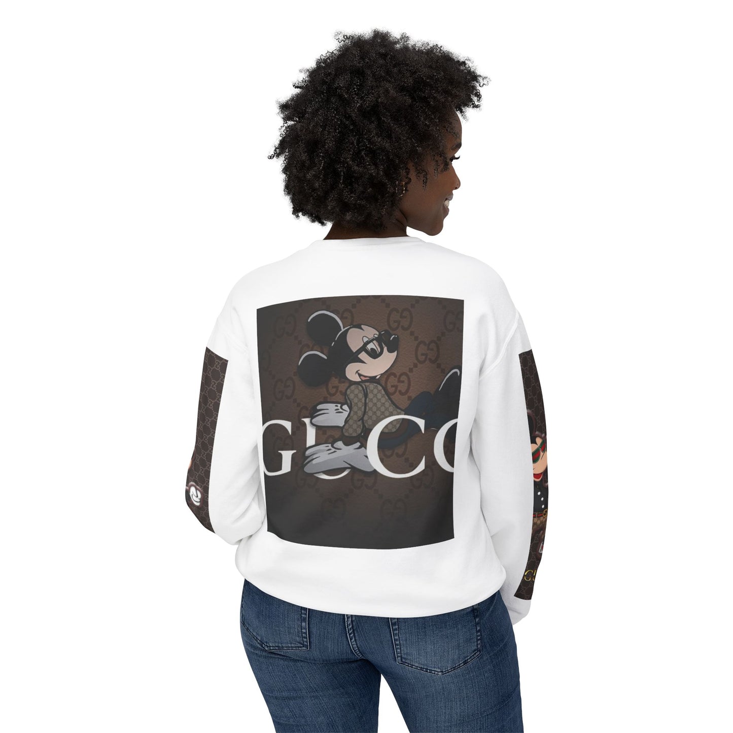 Mickey Mouse Stylish Crewneck Sweatshirt - Unisex Luxury Fashion