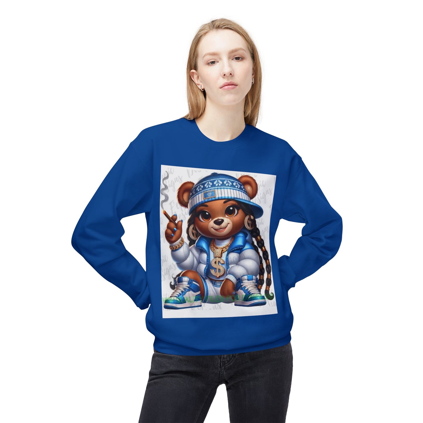 Cool Bear Streetwear Sweatshirt - Funky Unisex Crewneck with Attitude