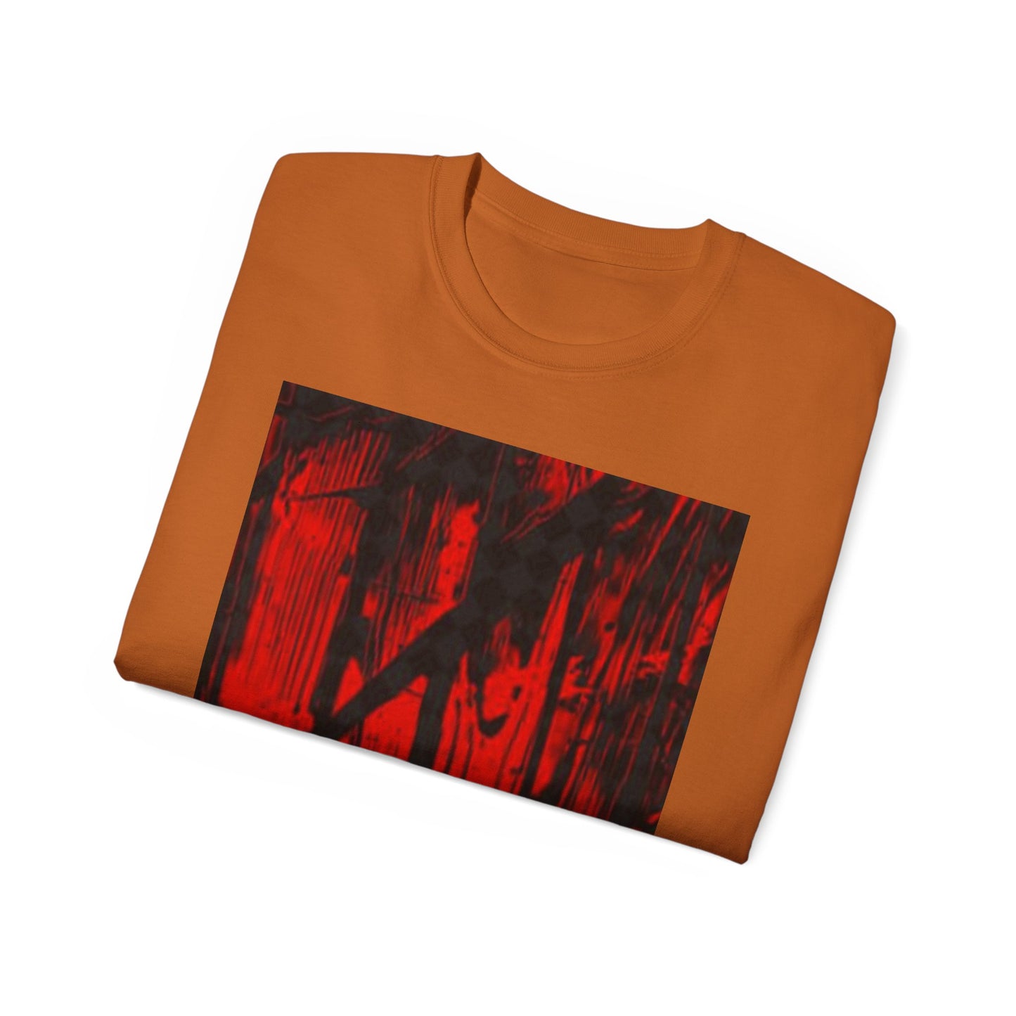 Bold Abstract Red Graphic Tee - Unisex Ultra Cotton Shirt