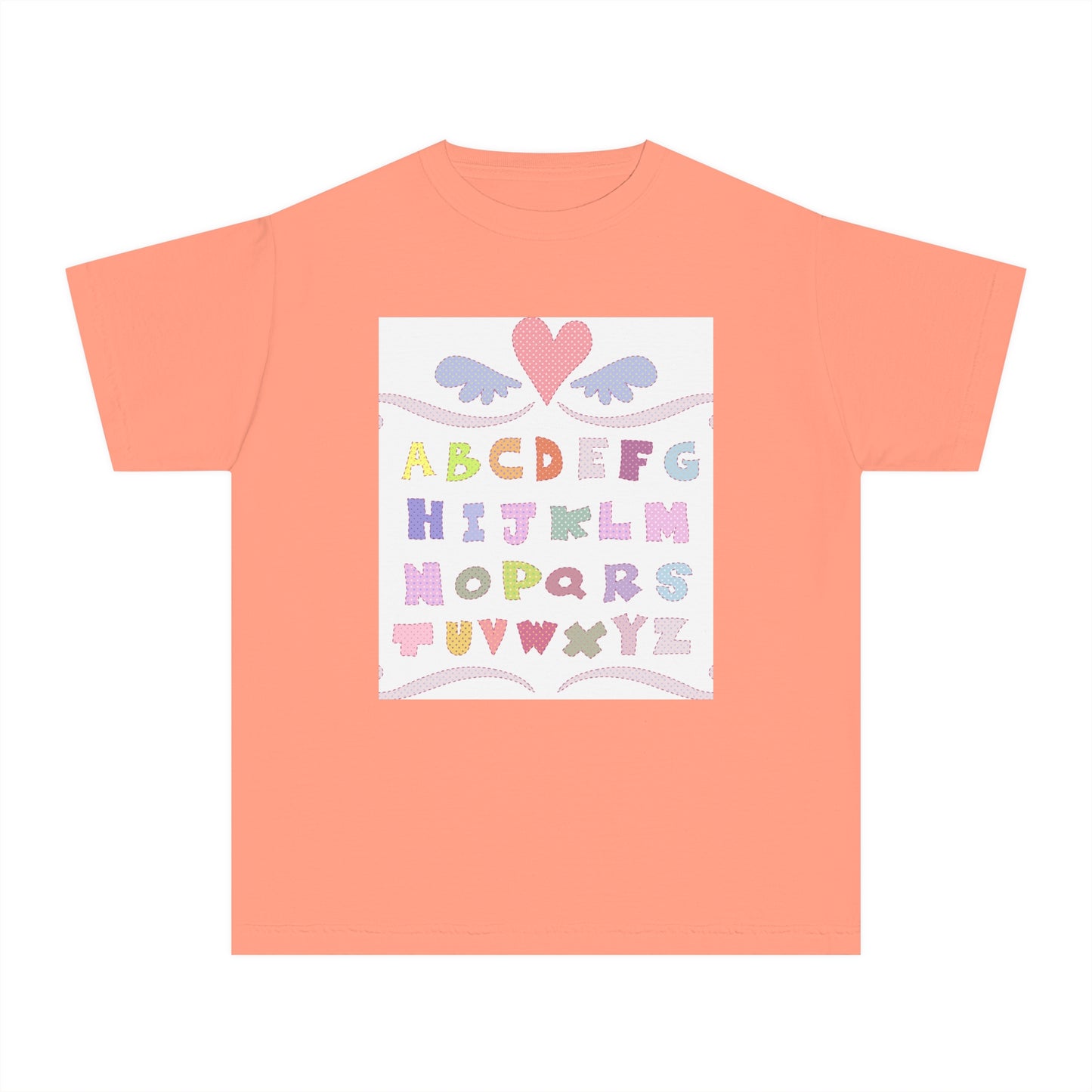 Youth Alphabet Love Tee - Fun & Playful Kids Shirt