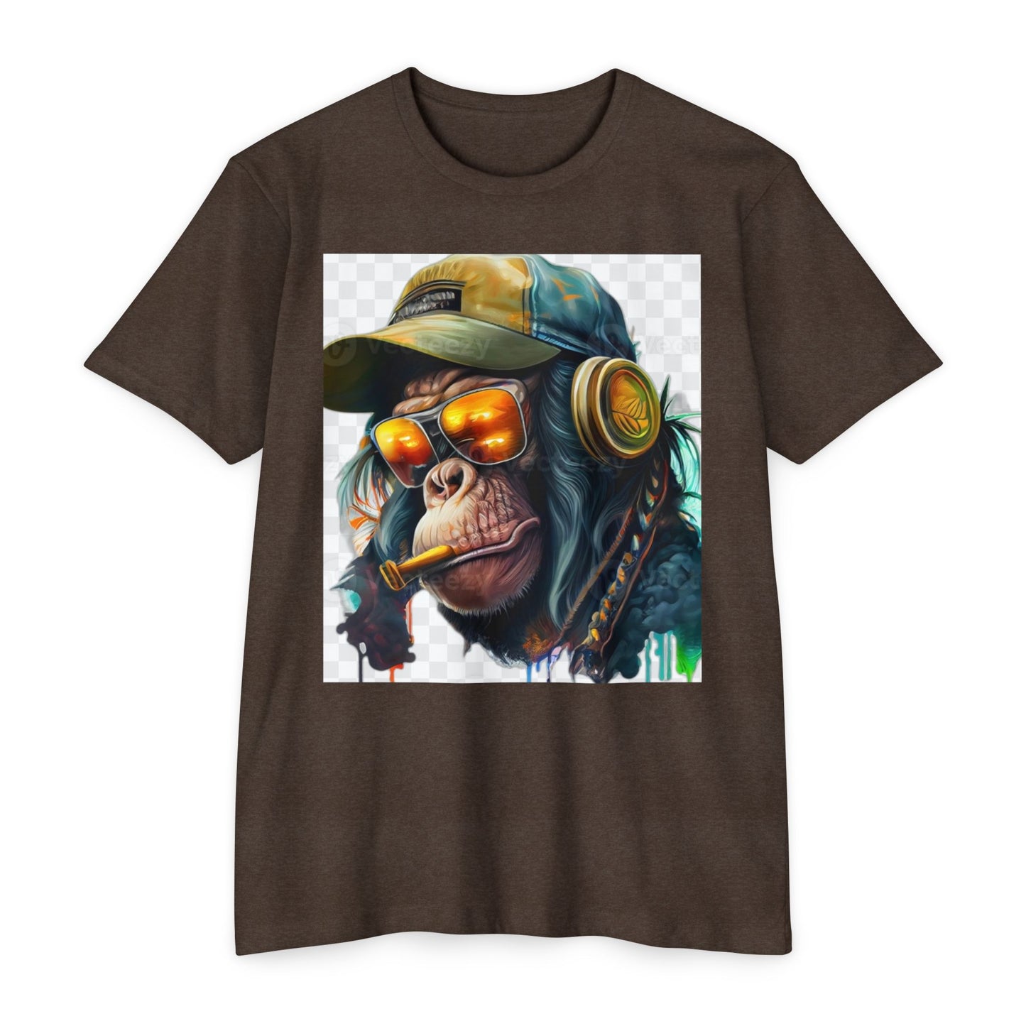 Cool Monkey Graphic Unisex T-Shirt - Perfect for Music Lovers