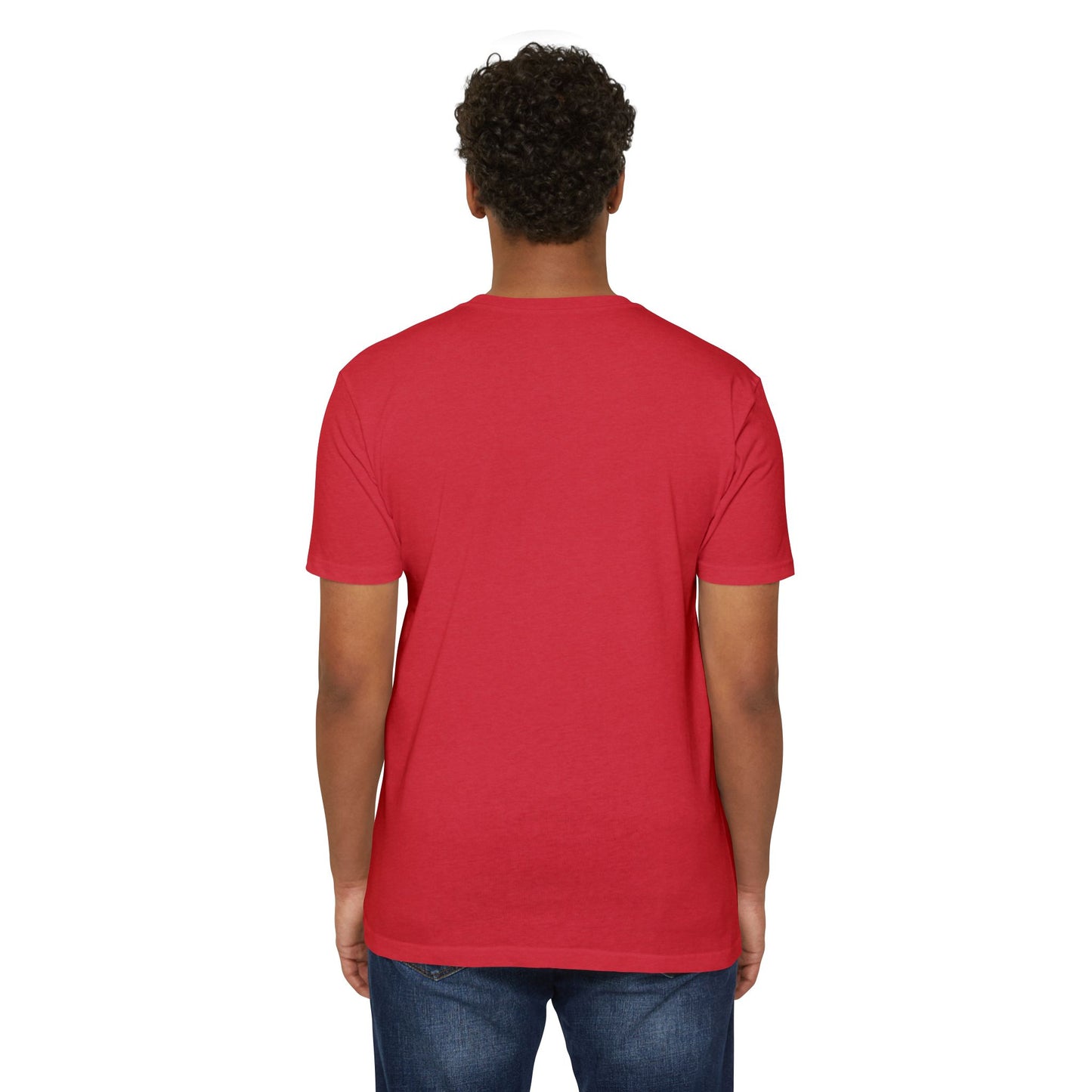 "Shattered Hearts" Unisex CVC Jersey T-shirt - Stylish Graphic Tee for Couples & Friends