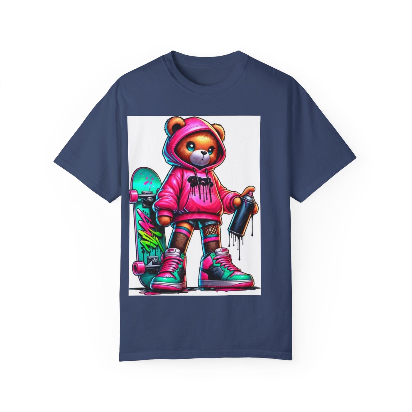 Graffiti Bear Unisex T-Shirt - Cool Streetwear Design for Skateboard Lovers