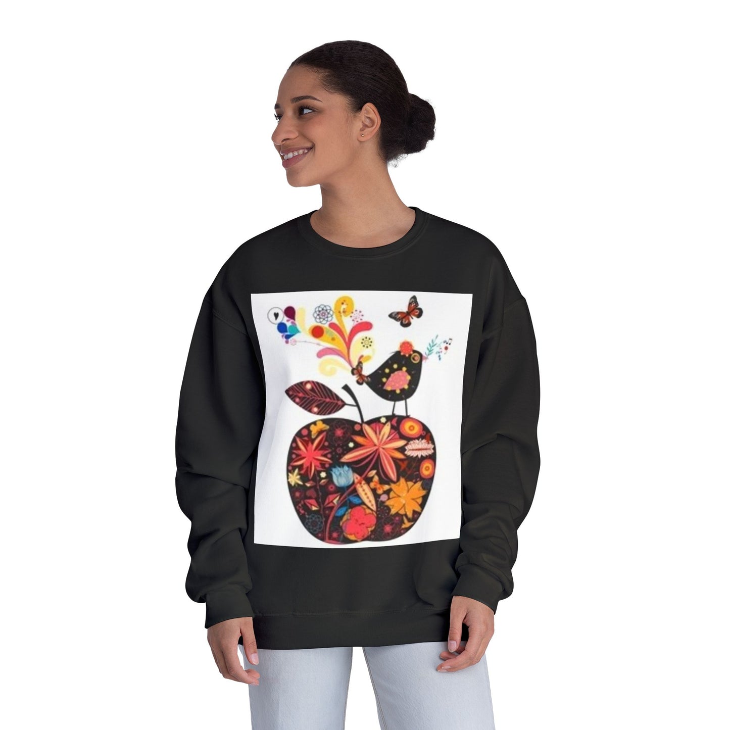 Bright Floral Unisex Crewneck Sweatshirt - Cozy and Stylish