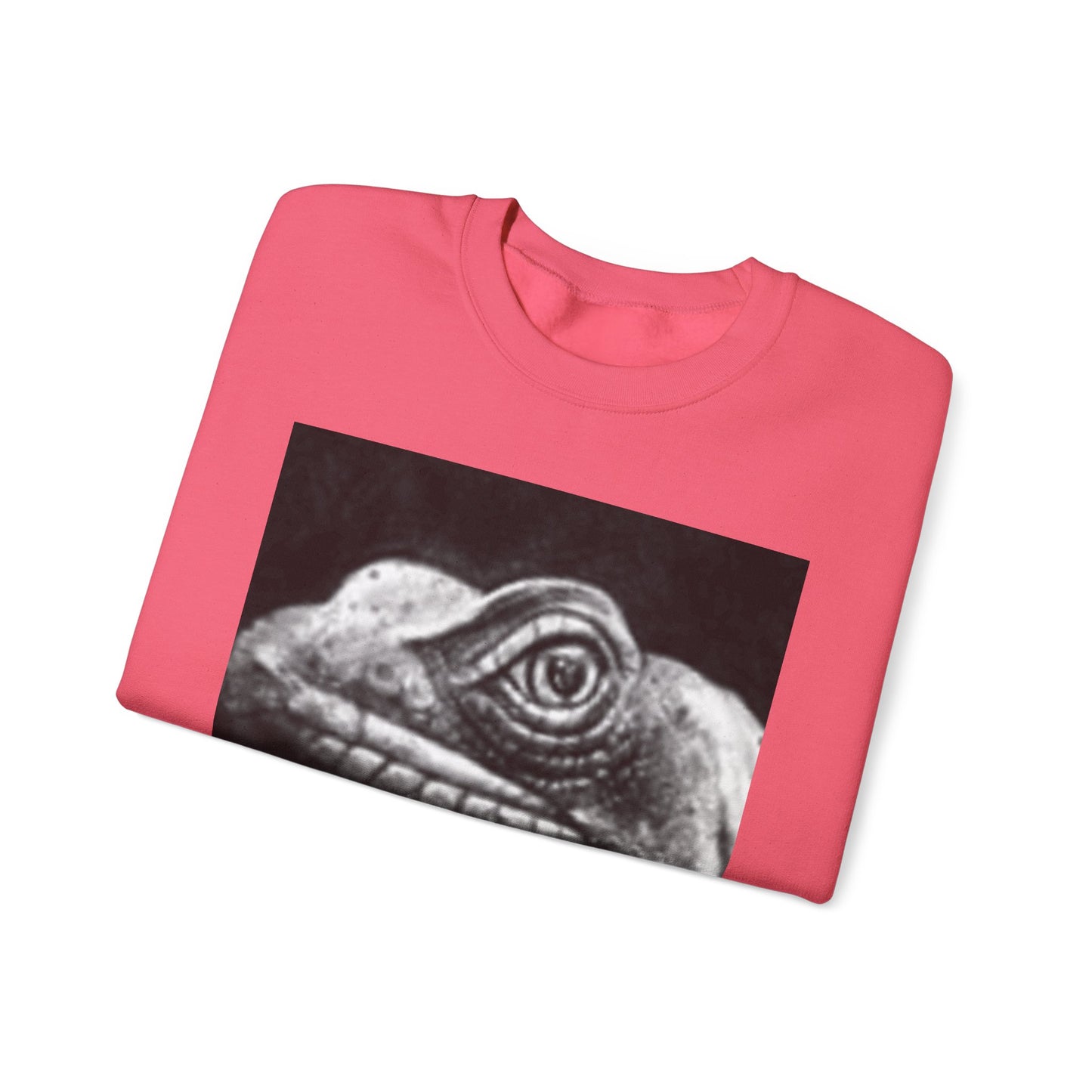 Unique Unisex Crewneck Sweatshirt with Bold Lizard Design