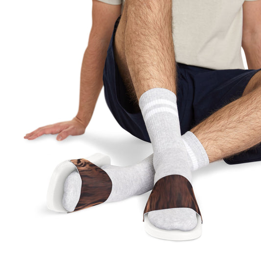 Men's Stylish Removable-Strap Sandals with Artistic Design