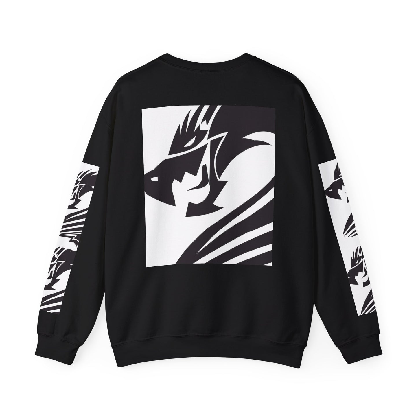 Dragon Graphic Unisex Heavy Blend Sweatshirt - Cozy and Stylish for Fantasy Enthusiasts