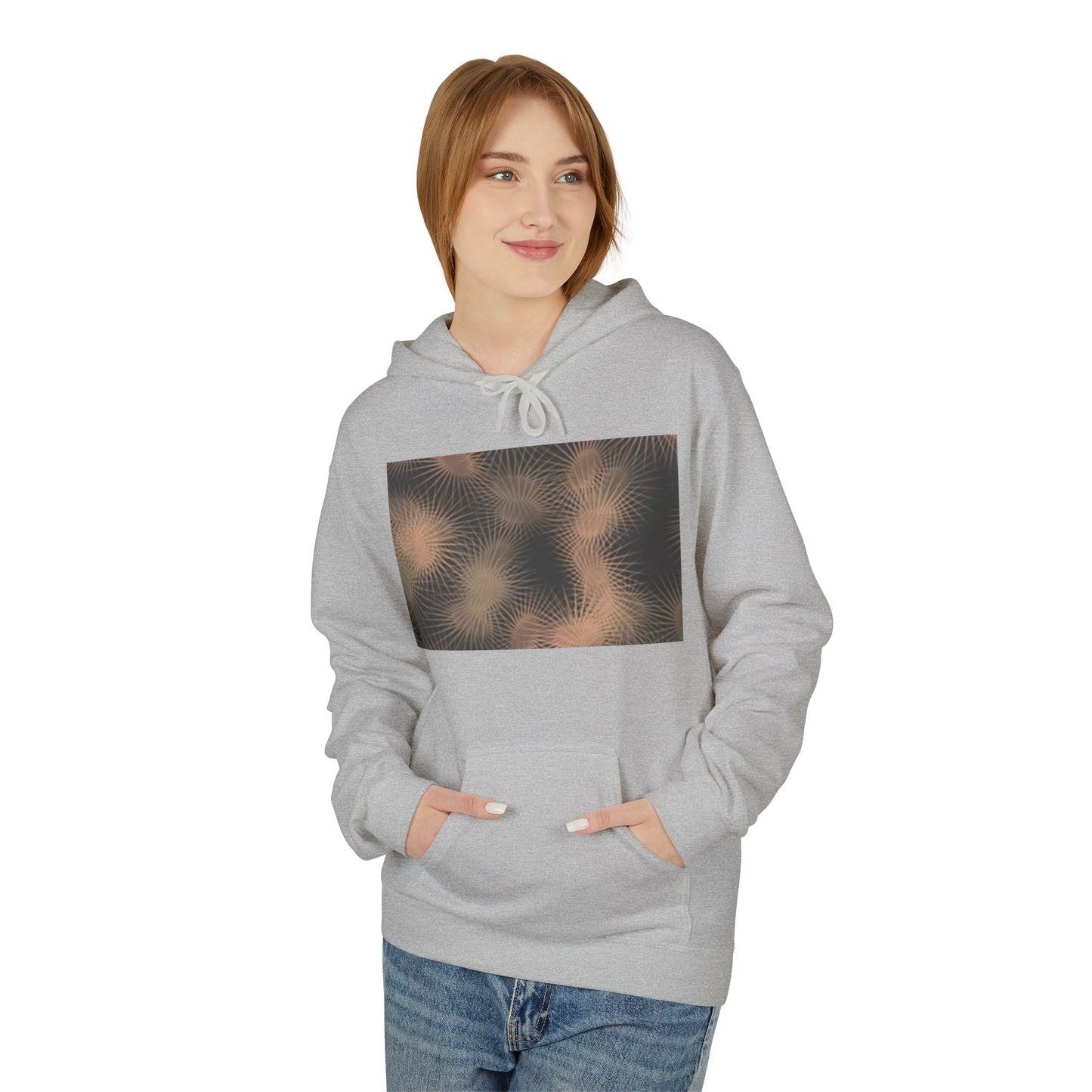 Minimalist Fleece Hoodie with Text Design | Unisex Softstyle