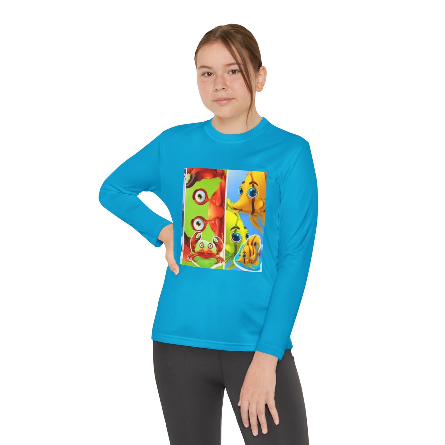 Vibrant Youth Long Sleeve Tee - Fun Animal Designs for Playful Kids