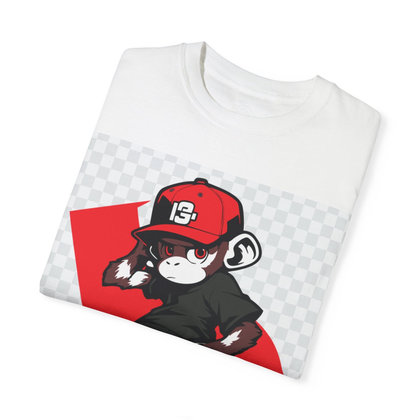 Cool Graffiti Monkey Unisex Garment-Dyed T-Shirt