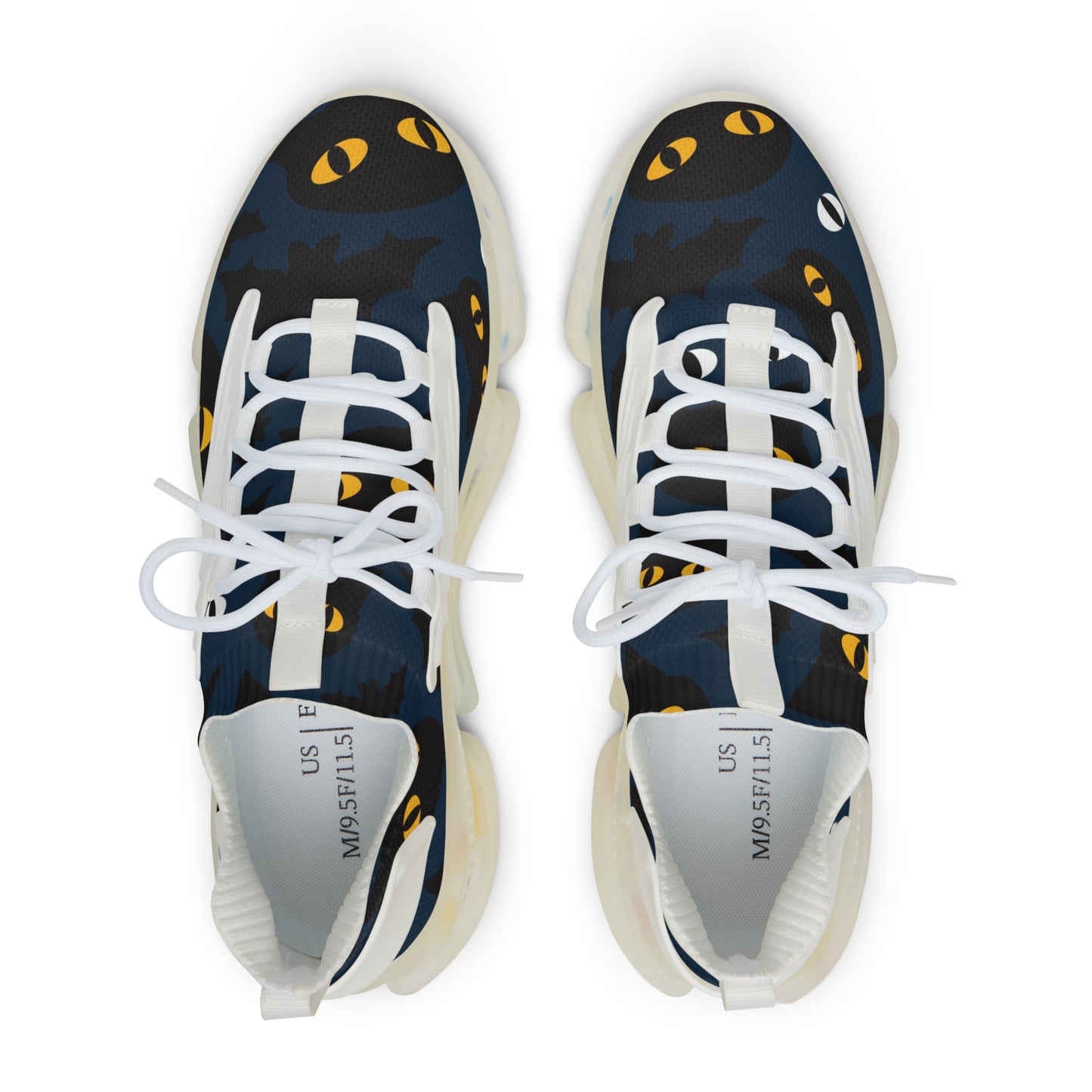 Men's Cat Eye Pattern Sneakers - Stylish and Comfortable Footwear