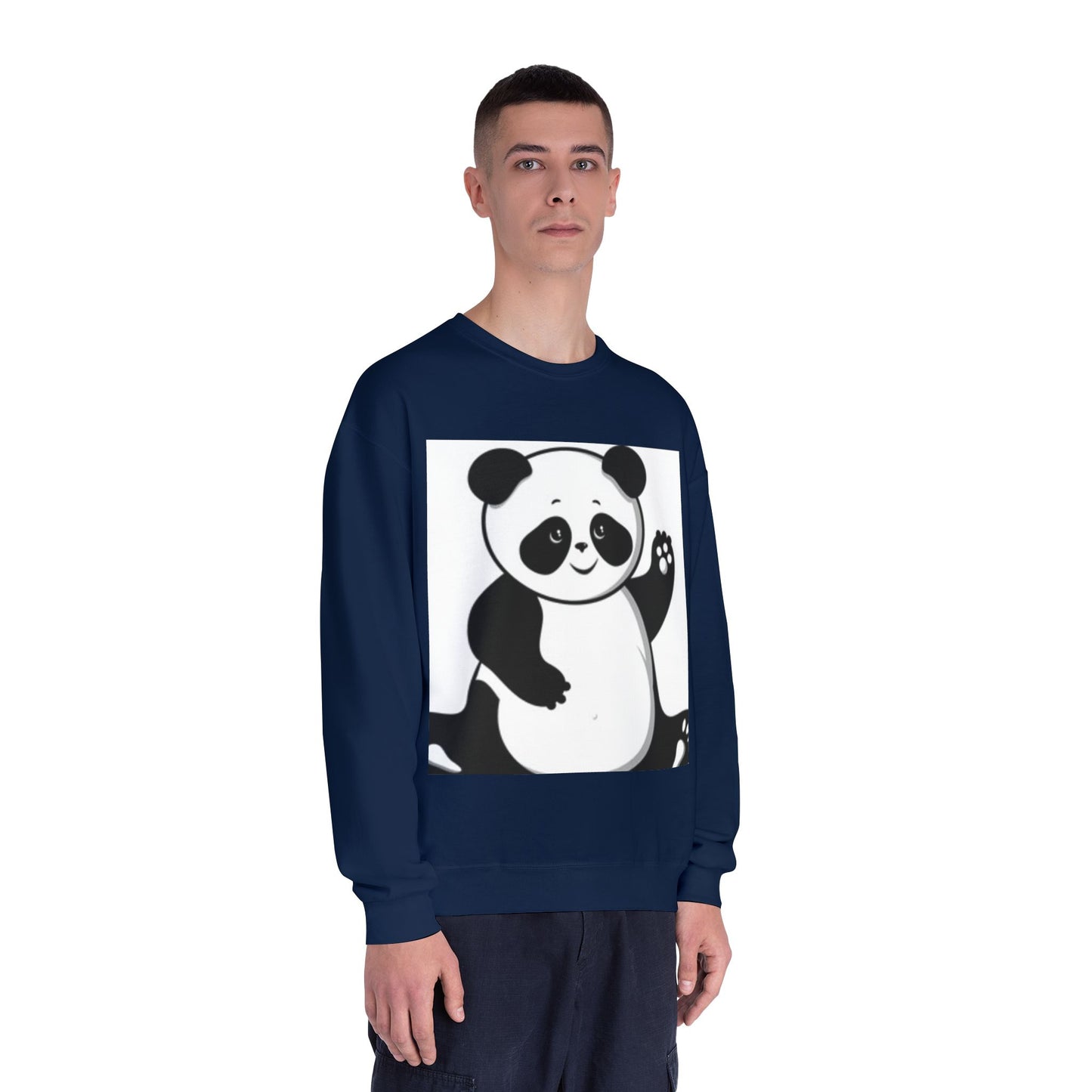 Cute Panda Unisex Crewneck Sweatshirt - Cozy Casual Wear for Animal Lovers
