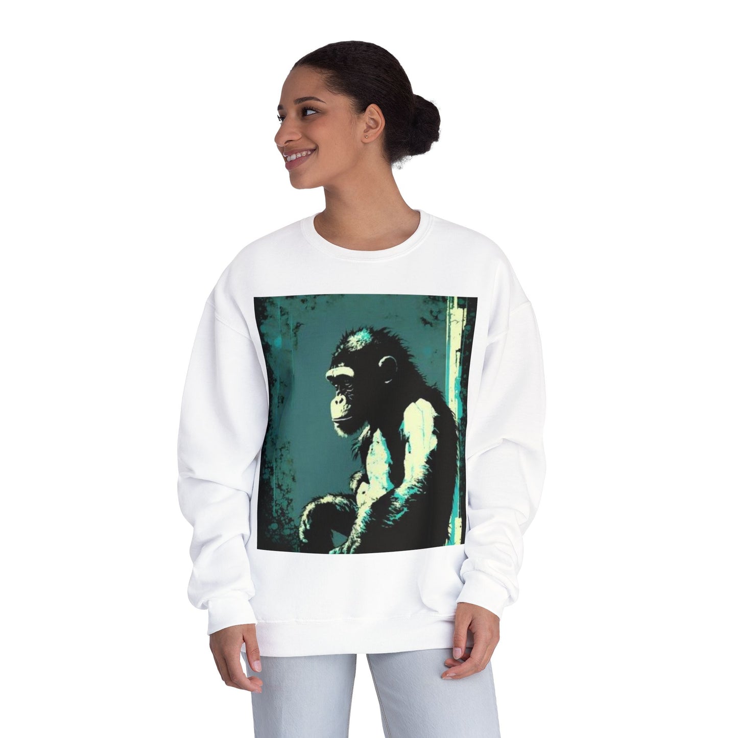 Artistic Gorilla Crewneck Sweatshirt