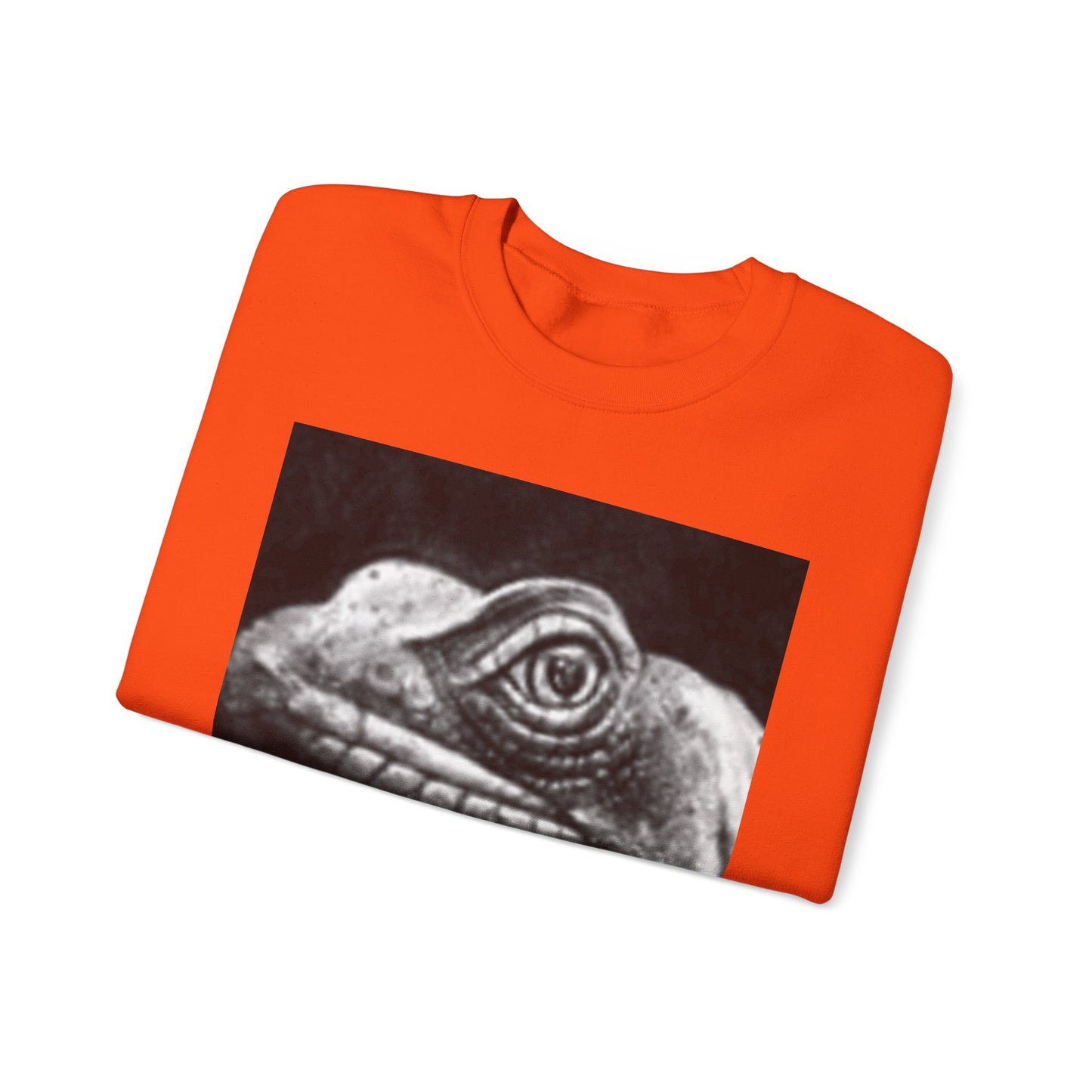 Unique Unisex Crewneck Sweatshirt with Bold Lizard Design