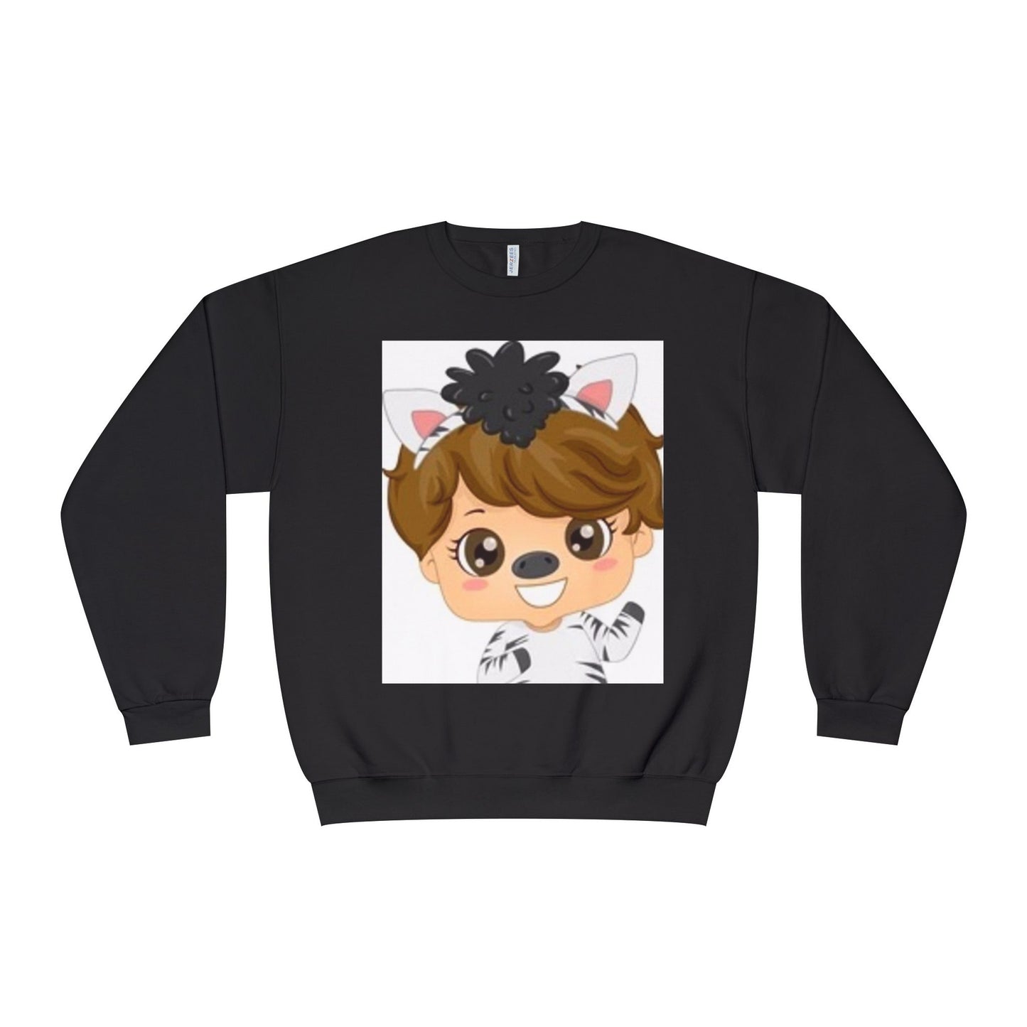 Cute Cartoon Animal Crewneck Sweatshirt for Kids