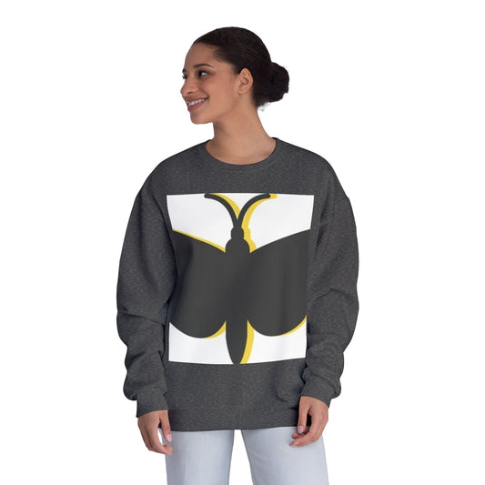 Butterfly Emblem Unisex Sweatshirt - Cozy Style for Nature Lovers