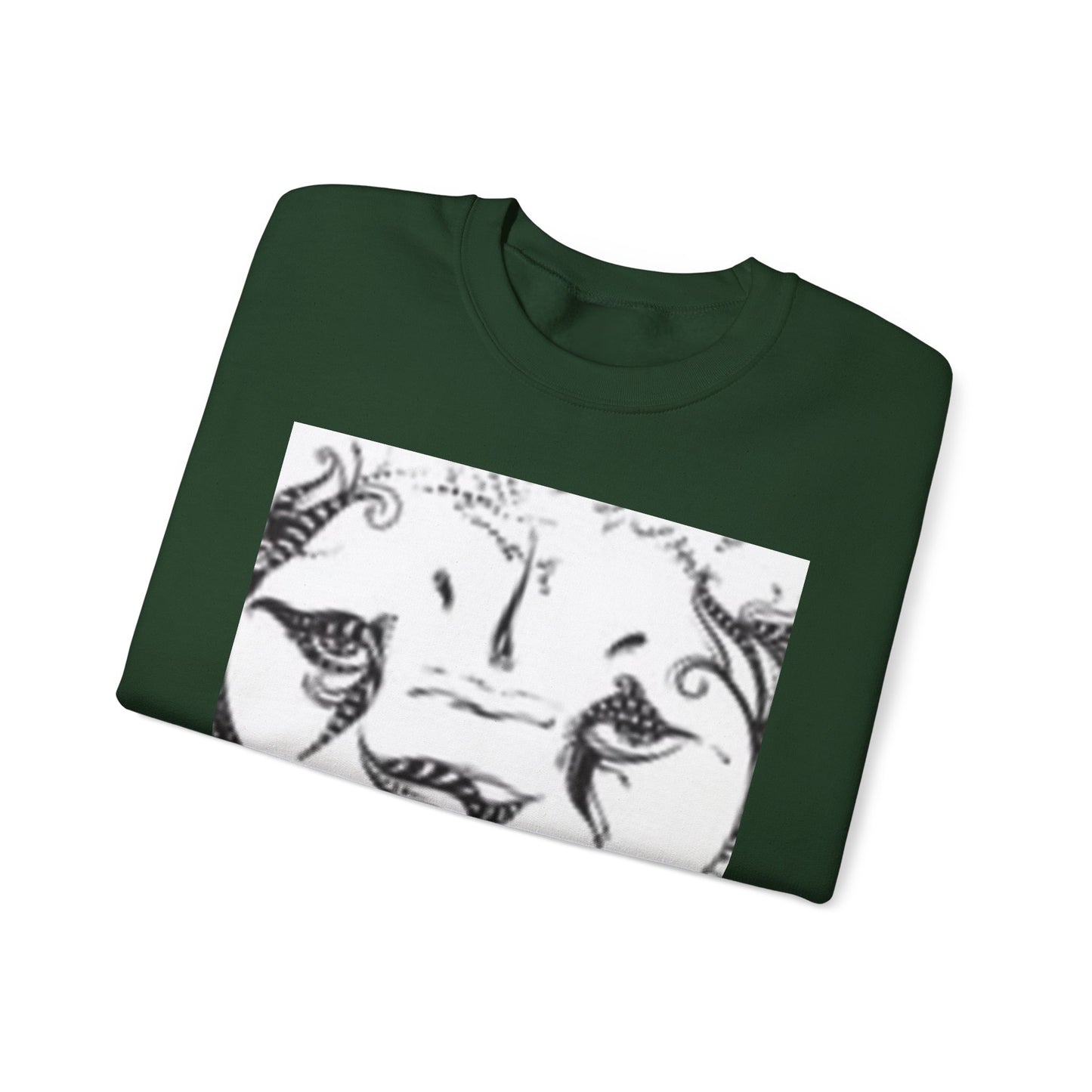 Wild Spirit Lion Graphic Crewneck Sweatshirt | Unisex Heavy Blend